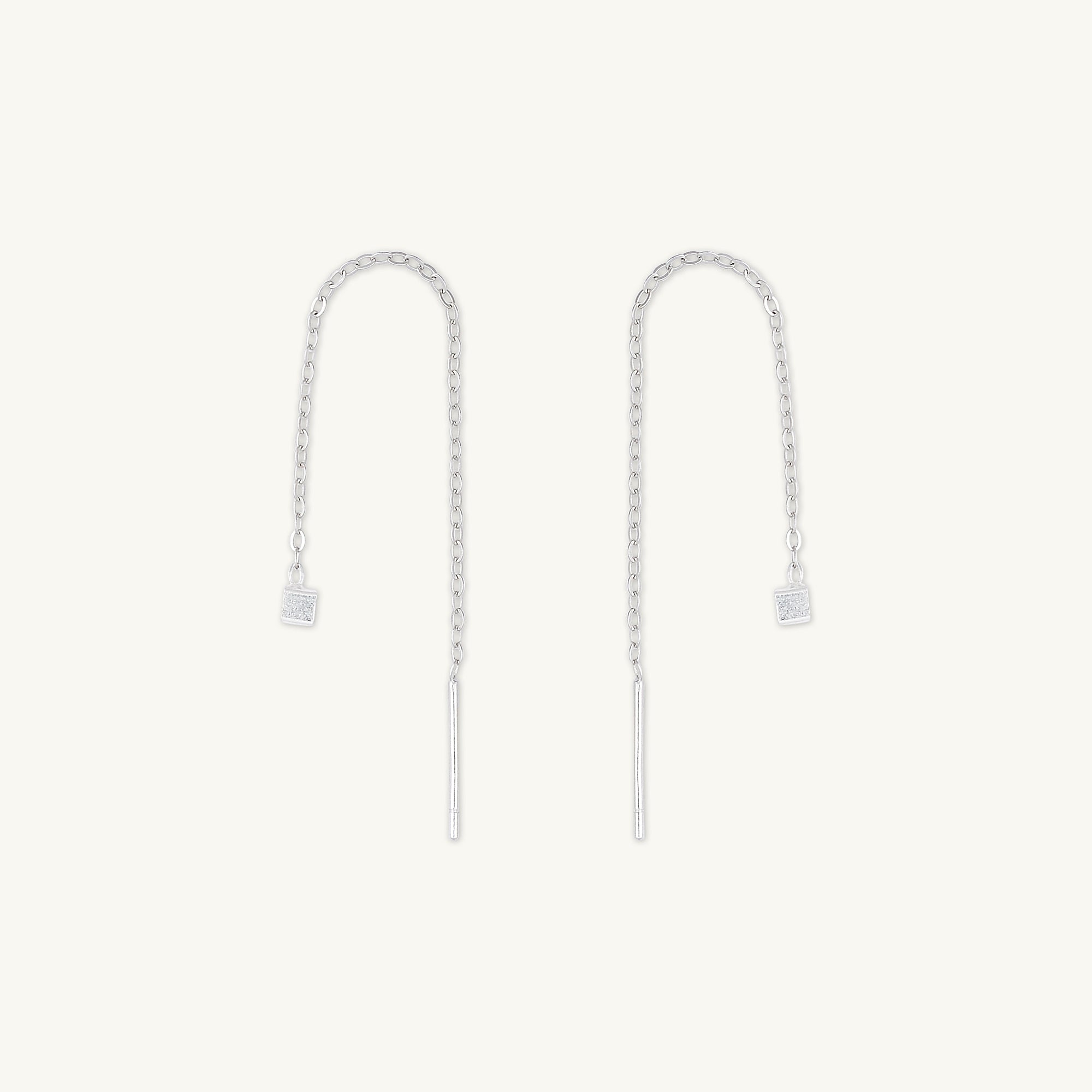 Square Threader Earrings