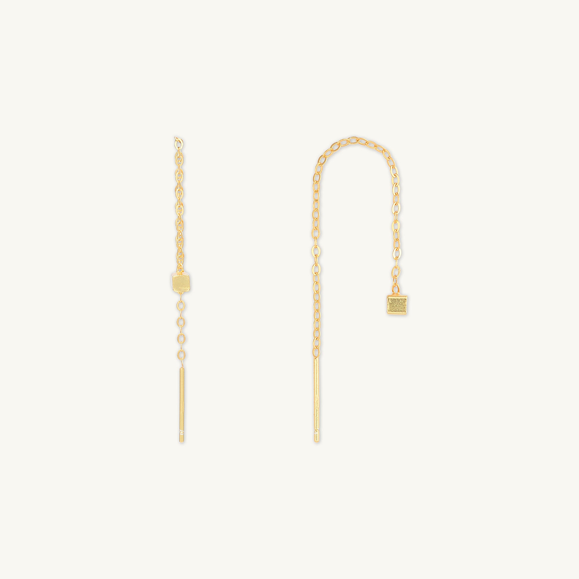Square Threader Earrings