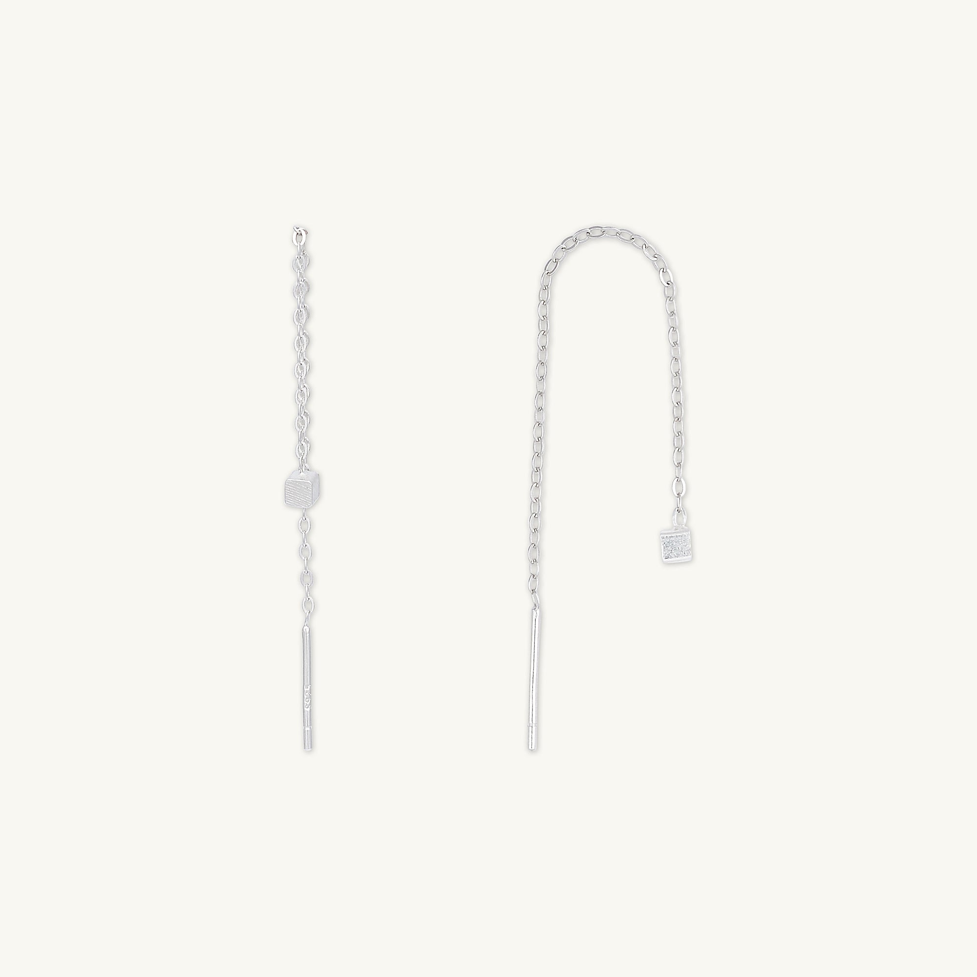Square Threader Earrings