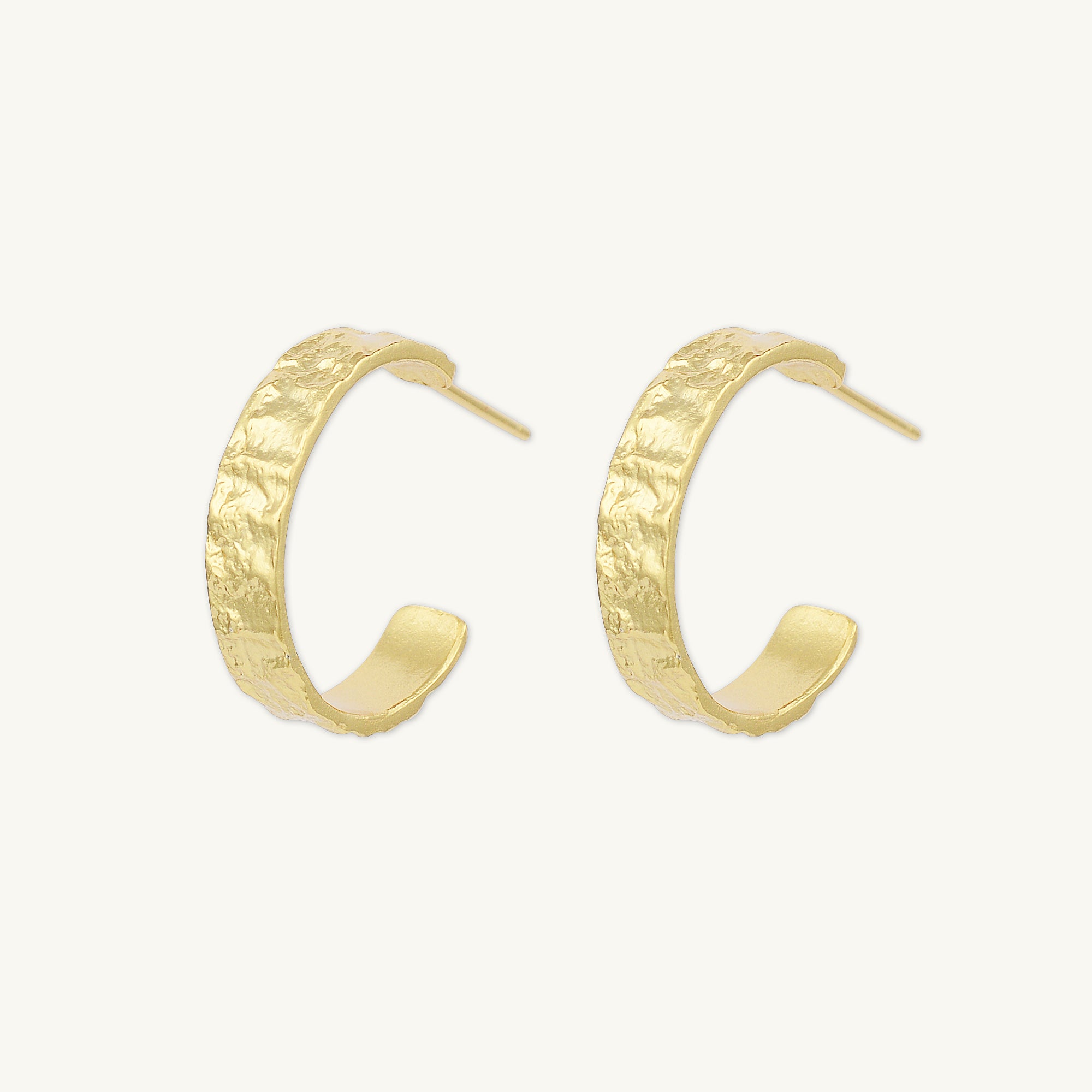Molten Statement Huggie Earrings