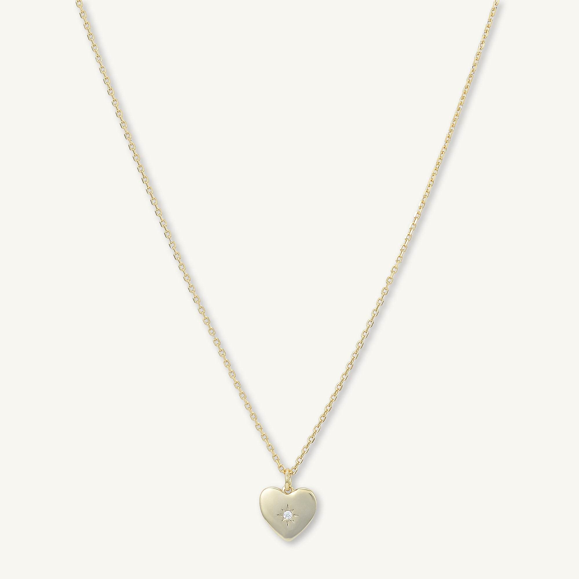 North Star Heart Necklace