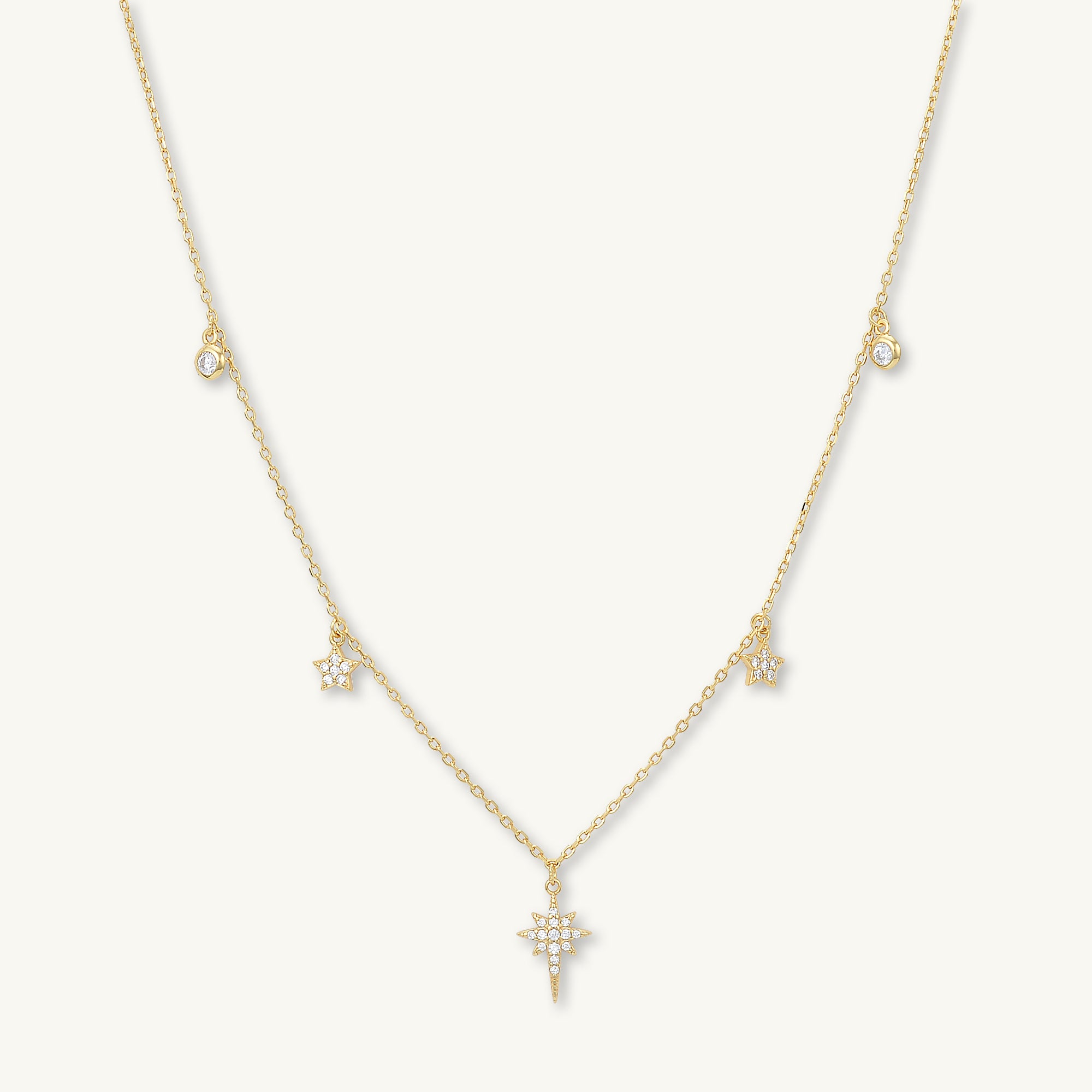 Bright North Star Sapphire Necklace
