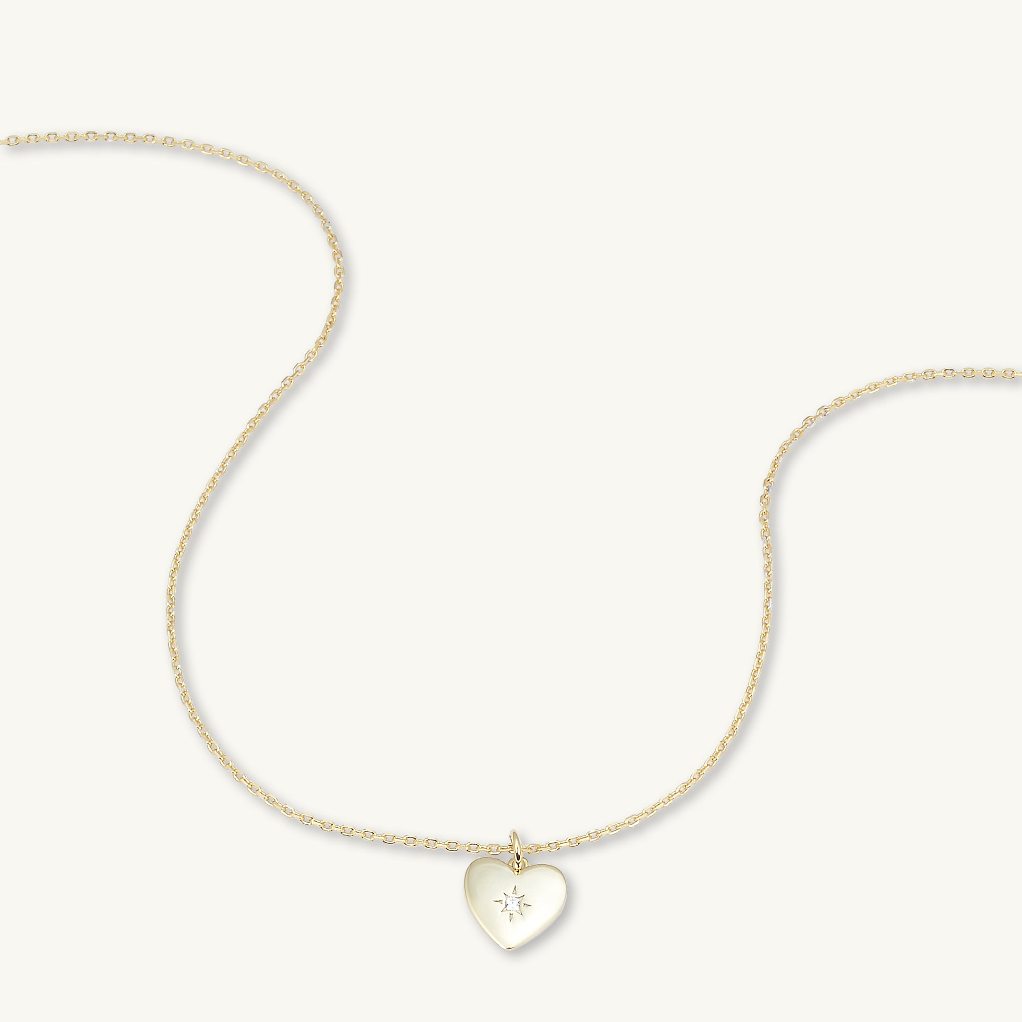 North Star Heart Necklace