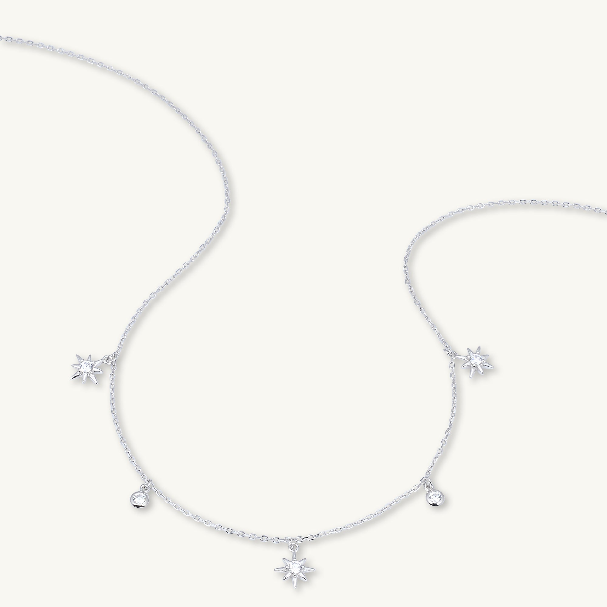 North Star Dangling Sapphire Necklace