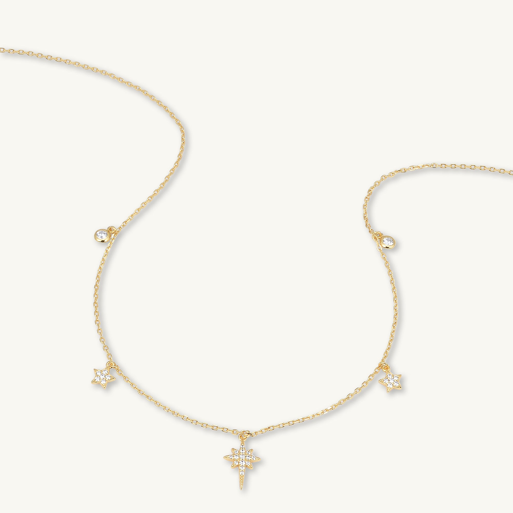 Bright North Star Sapphire Necklace