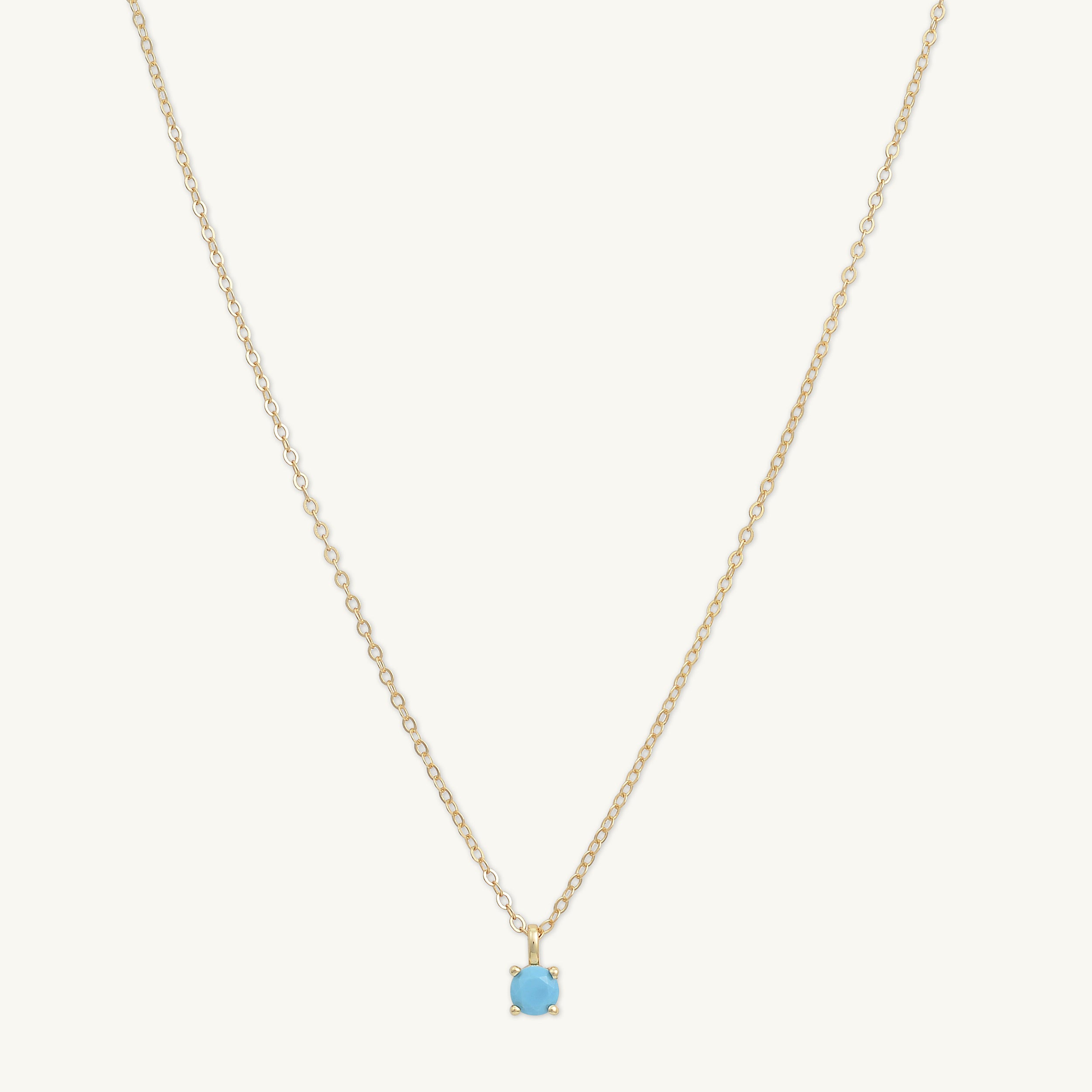 Classic Birthstone Necklace December