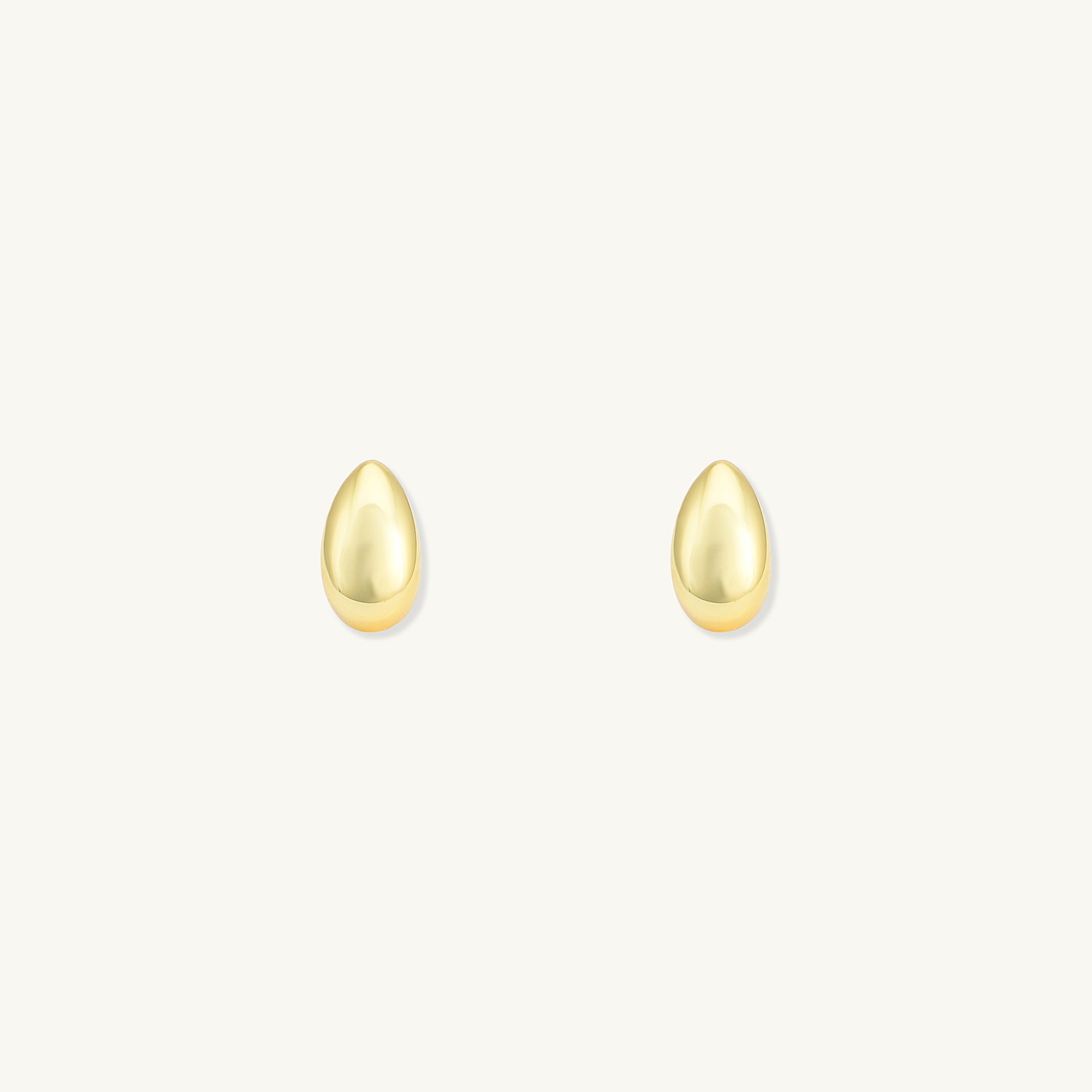 Dome Waterdrop Stud Earrings