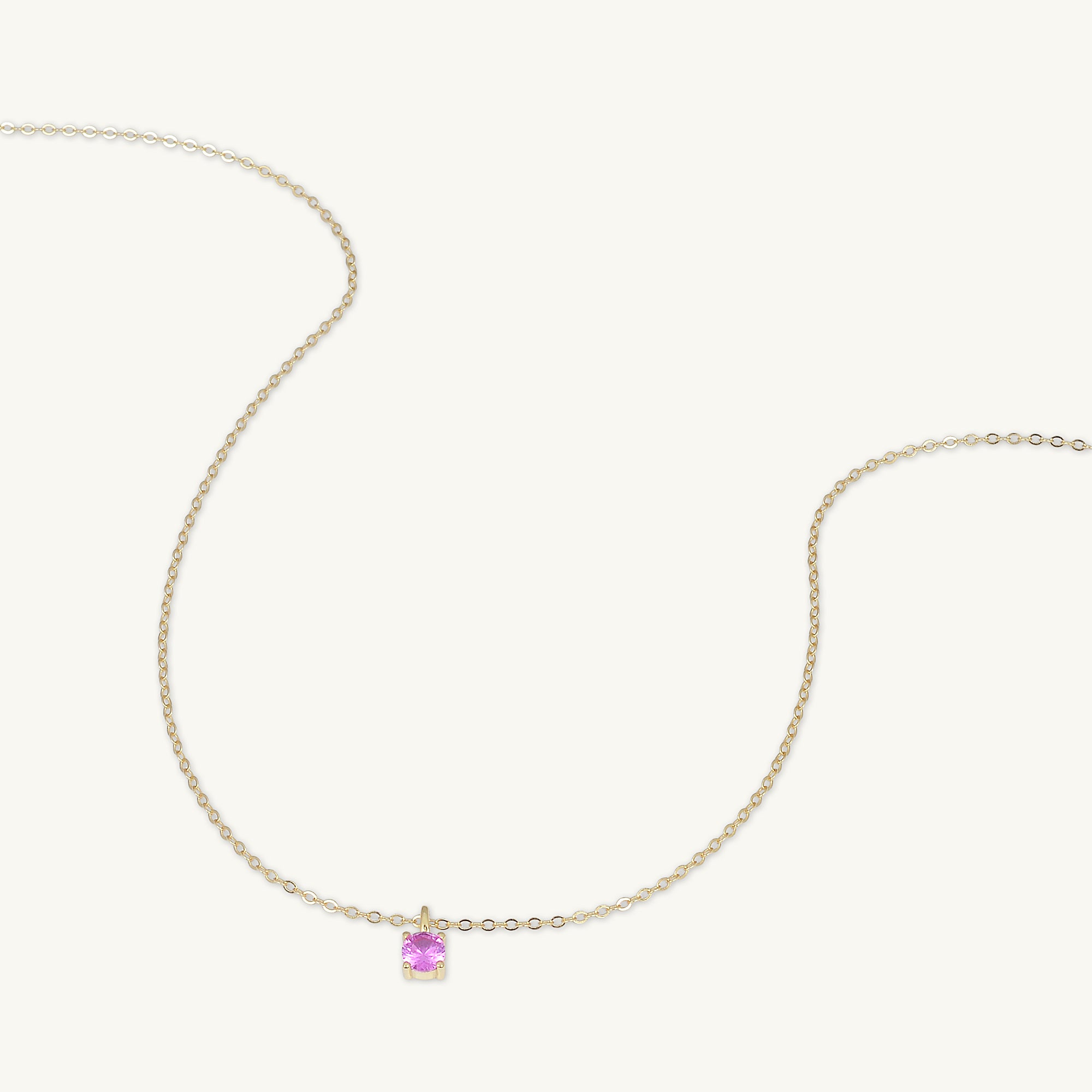 Classic Birthstone Necklace July