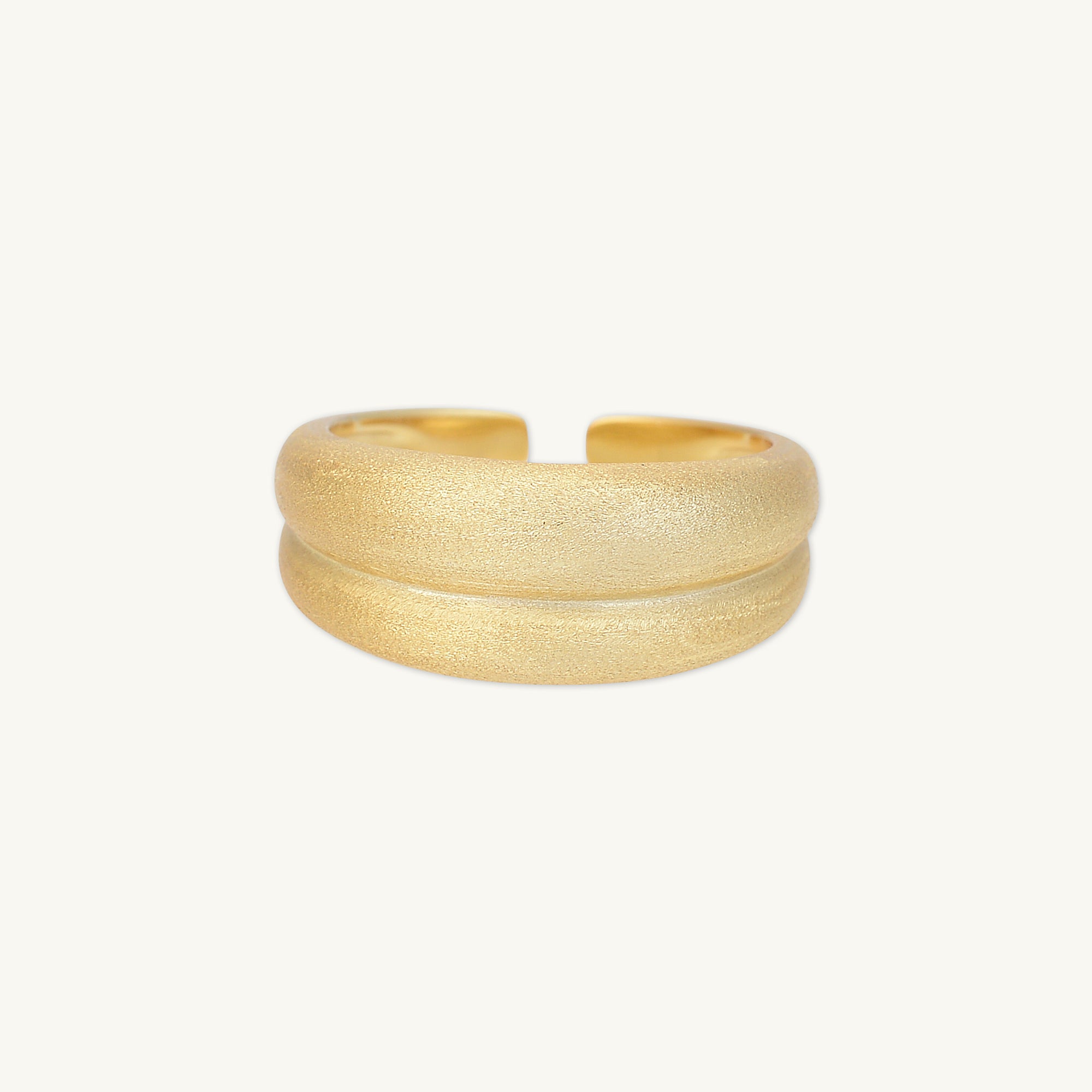 Double Dome Open Ring