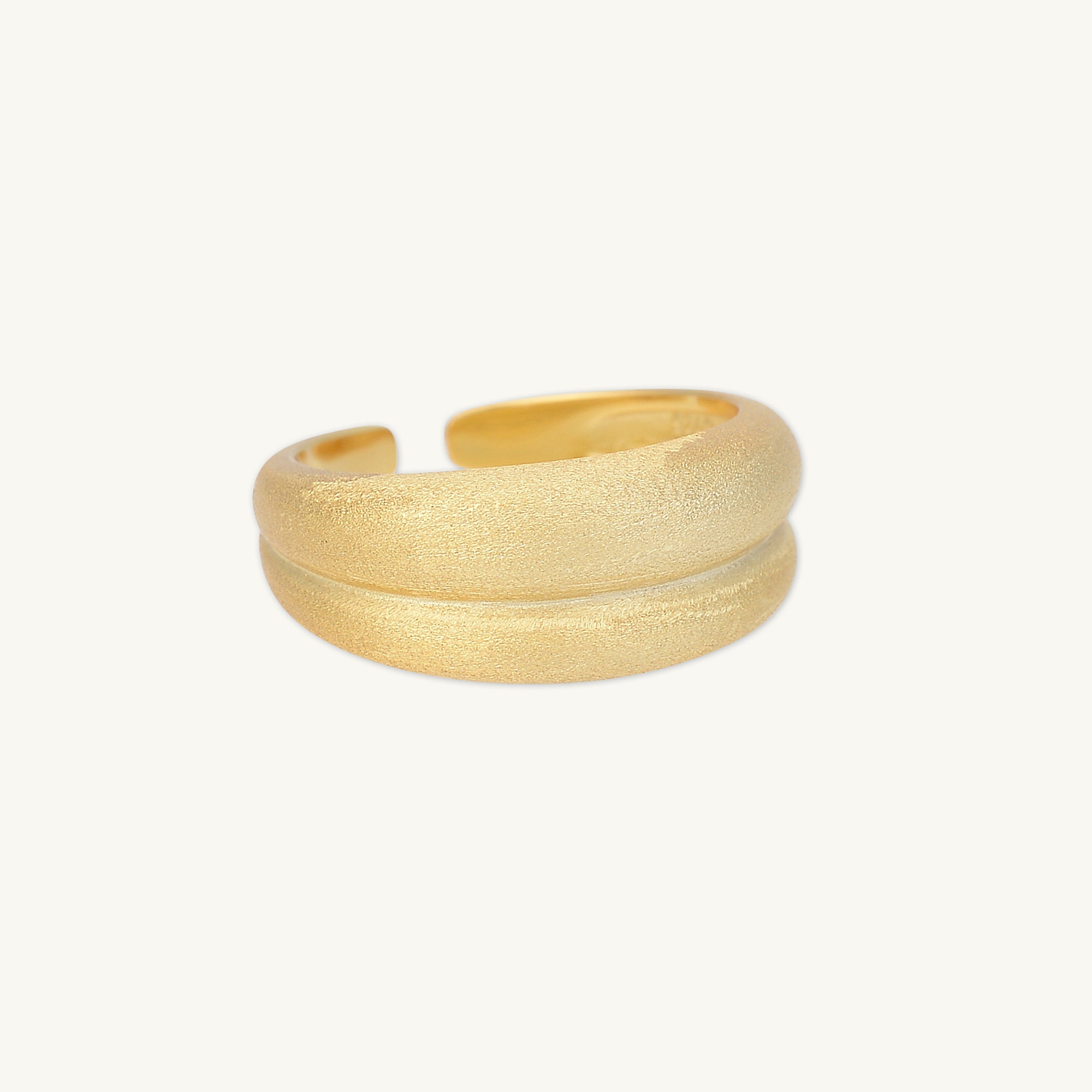 Double Dome Open Ring