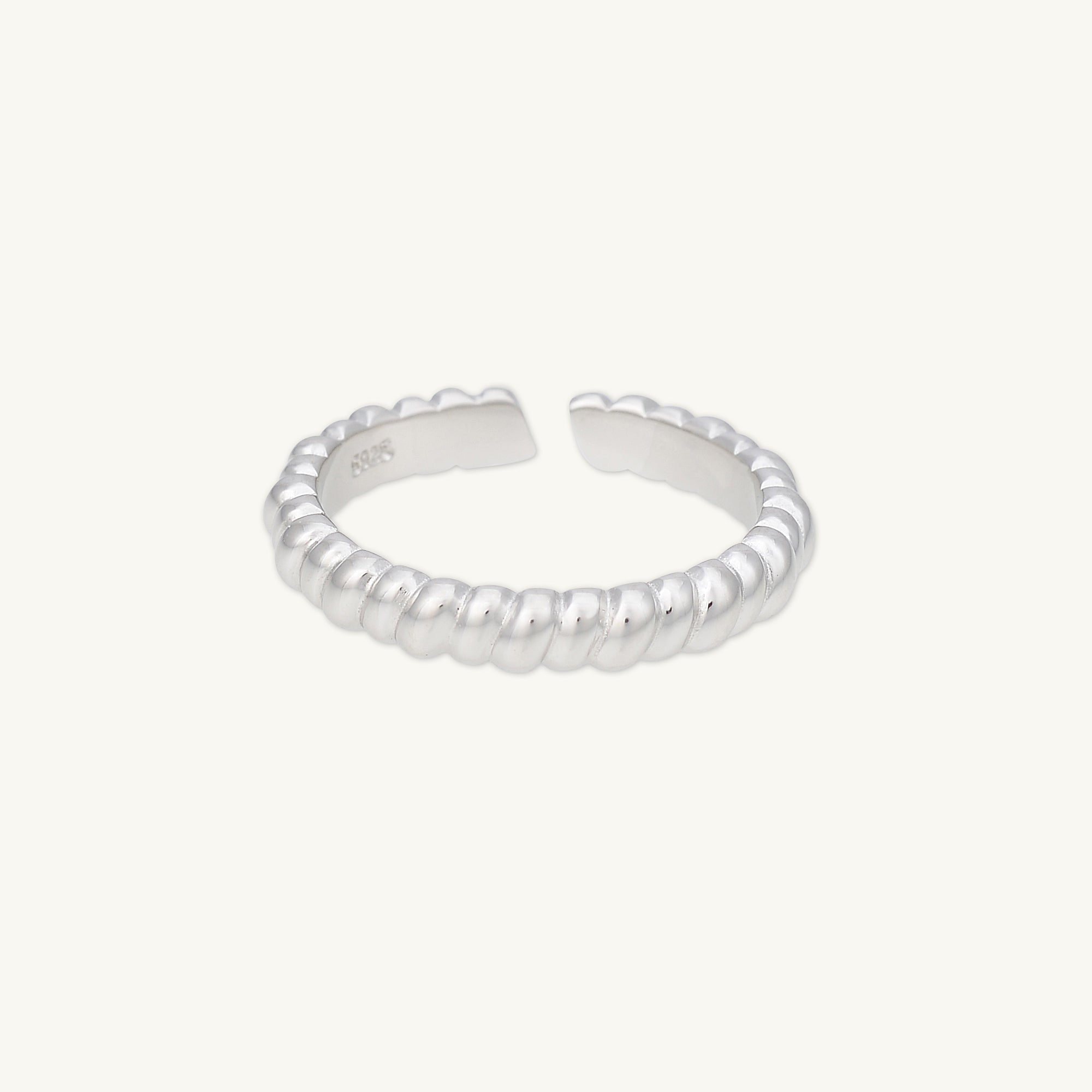 Twisted Rope Open Stacker Ring