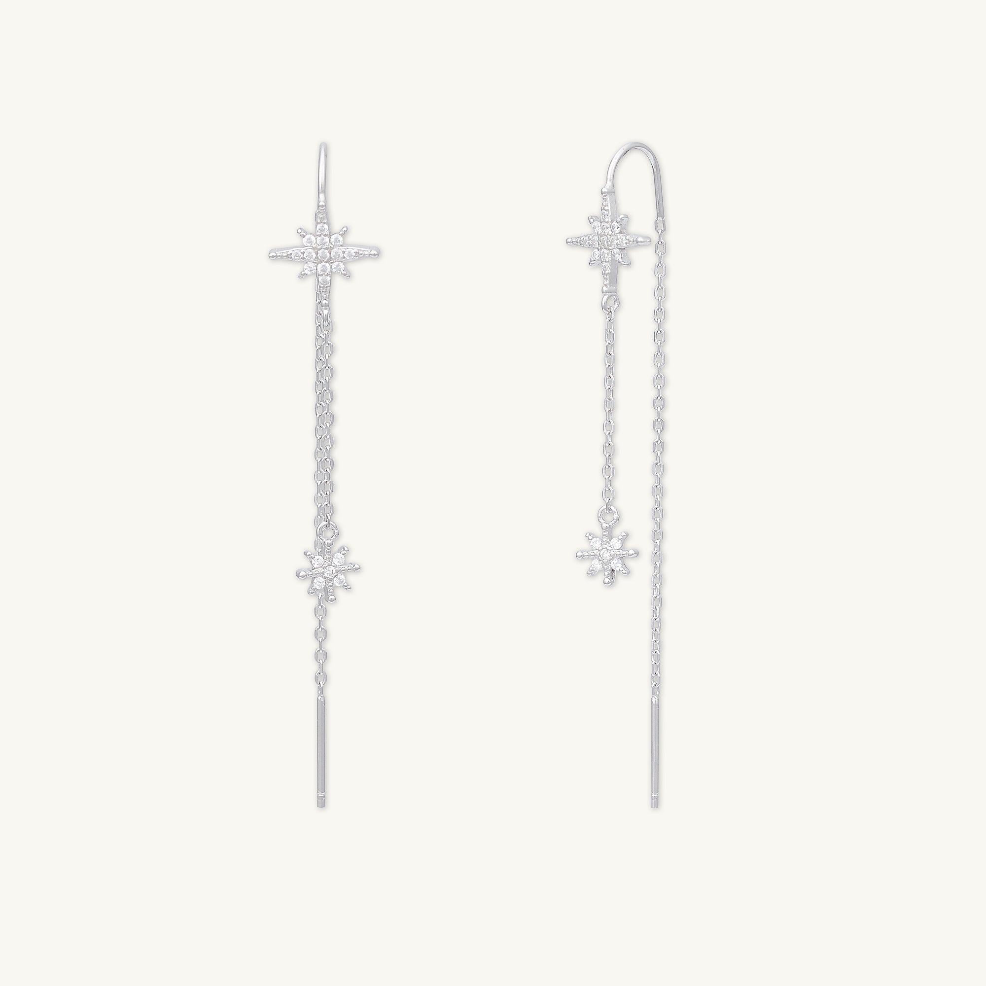 North Star Threader Earrings
