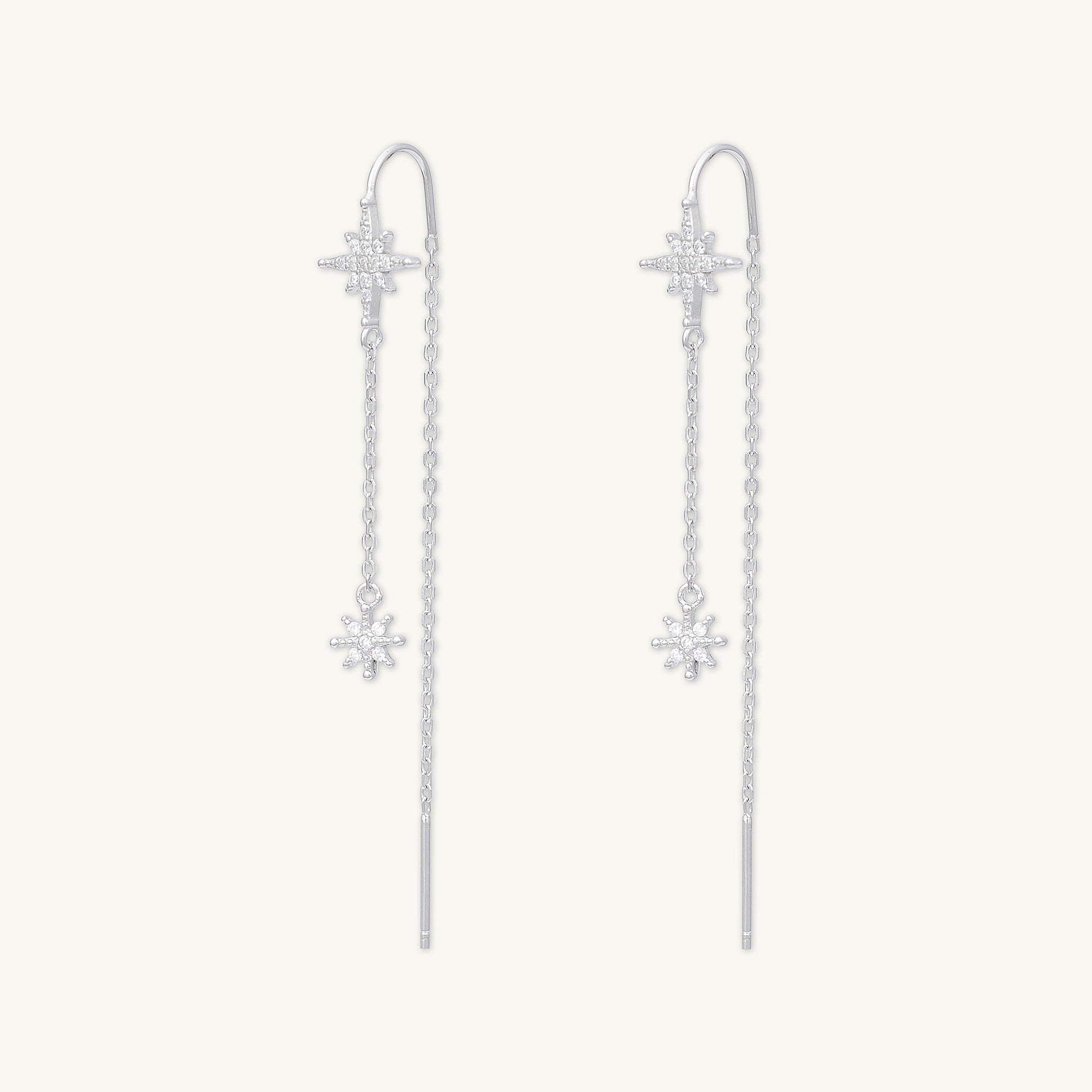 North Star Threader Earrings