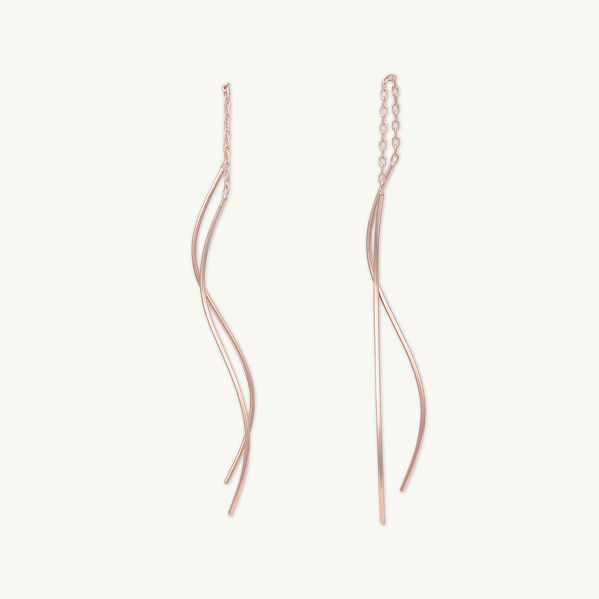 Swirl Threader Earrings