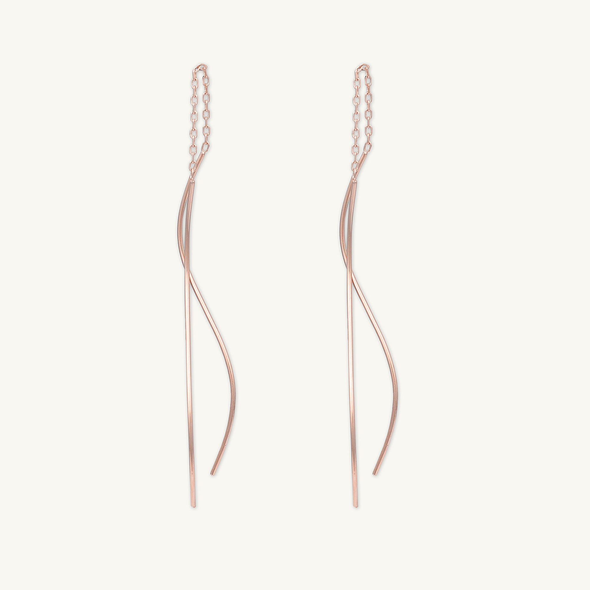 Swirl Threader Earrings