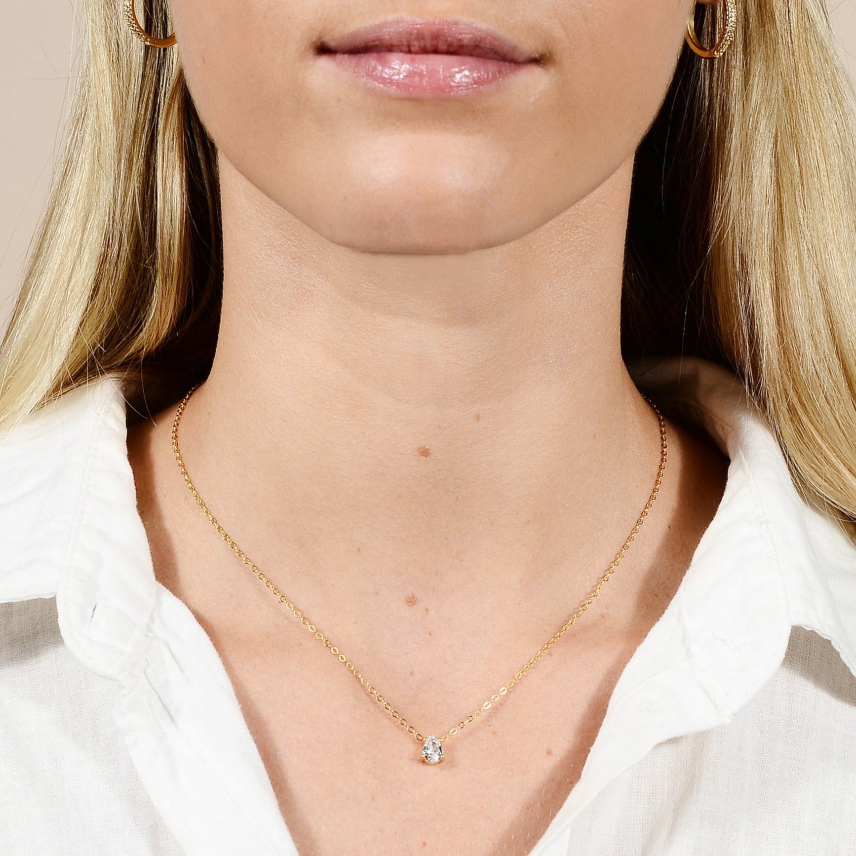 Birthstone Necklace April