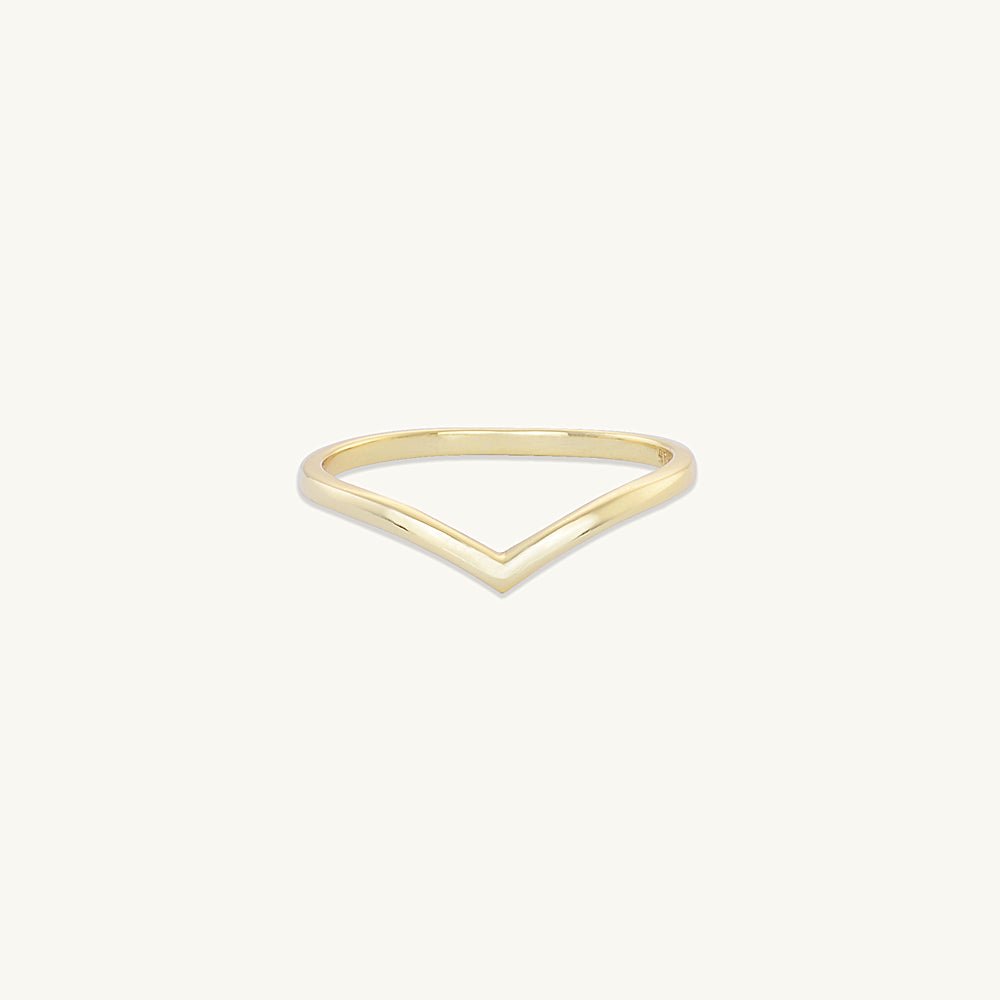 Basic V Band Ring - Camile & Stone