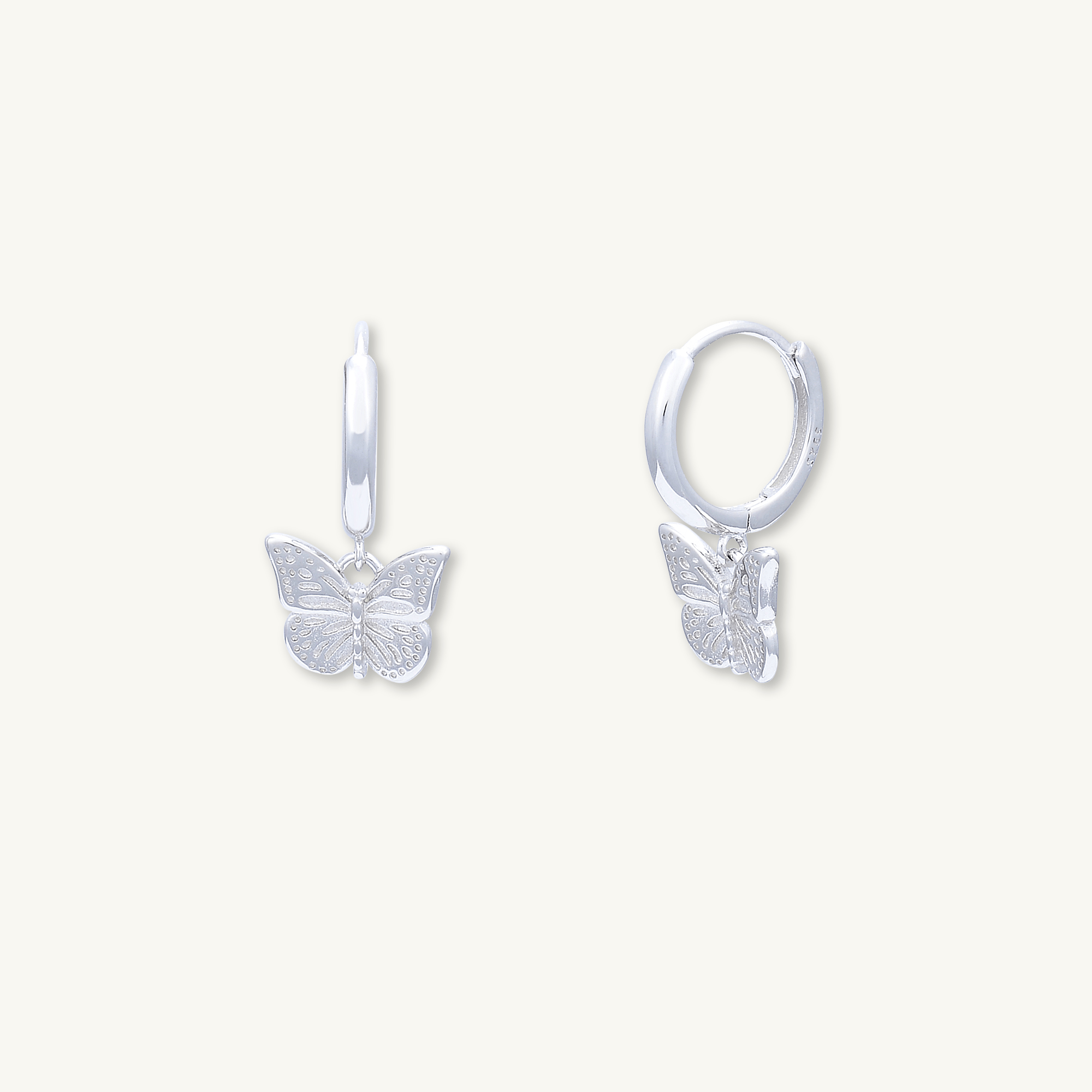 Butterfly Huggie Hoop Earrings - Camile & Stone