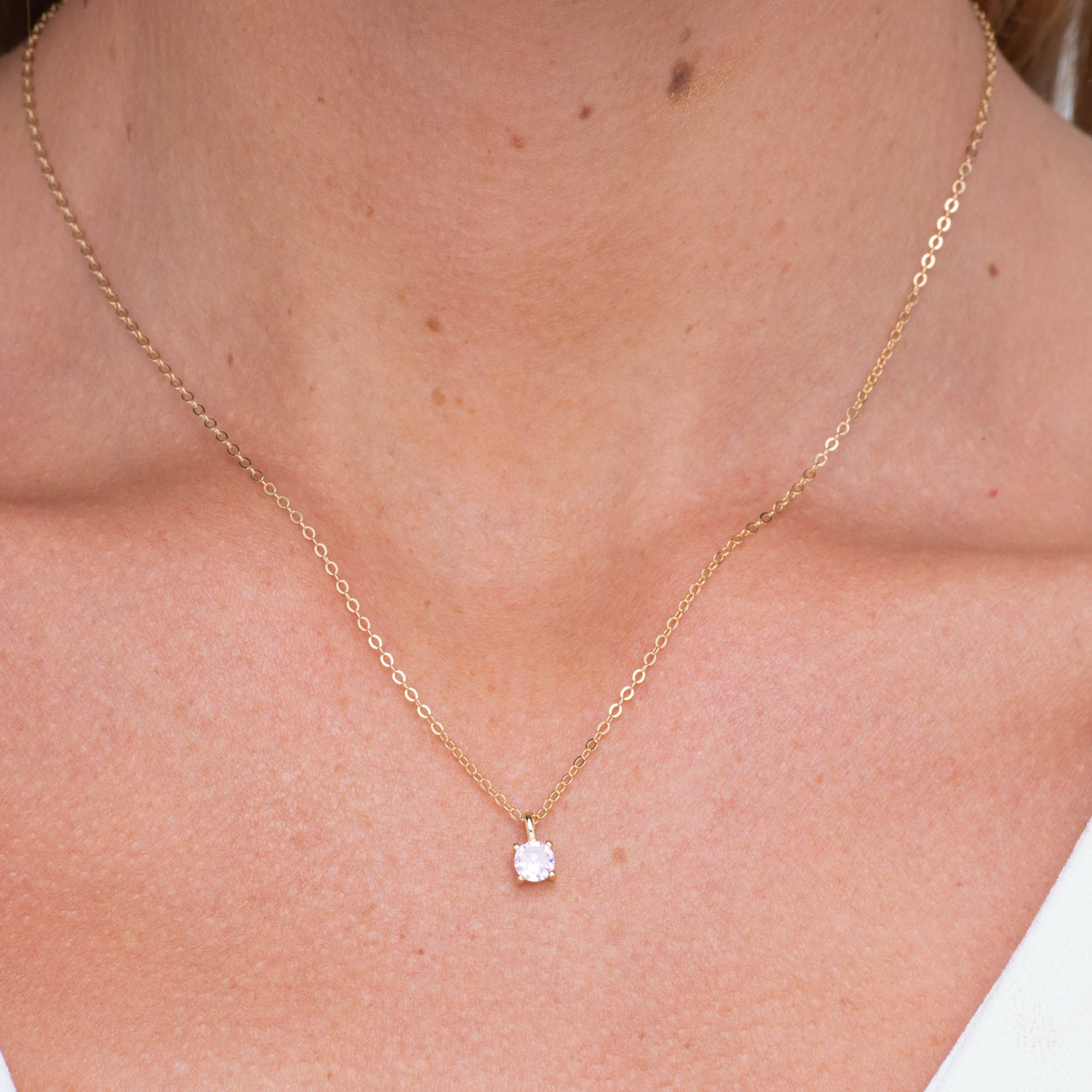 Classic Birthstone Necklace June - Camile & Stone