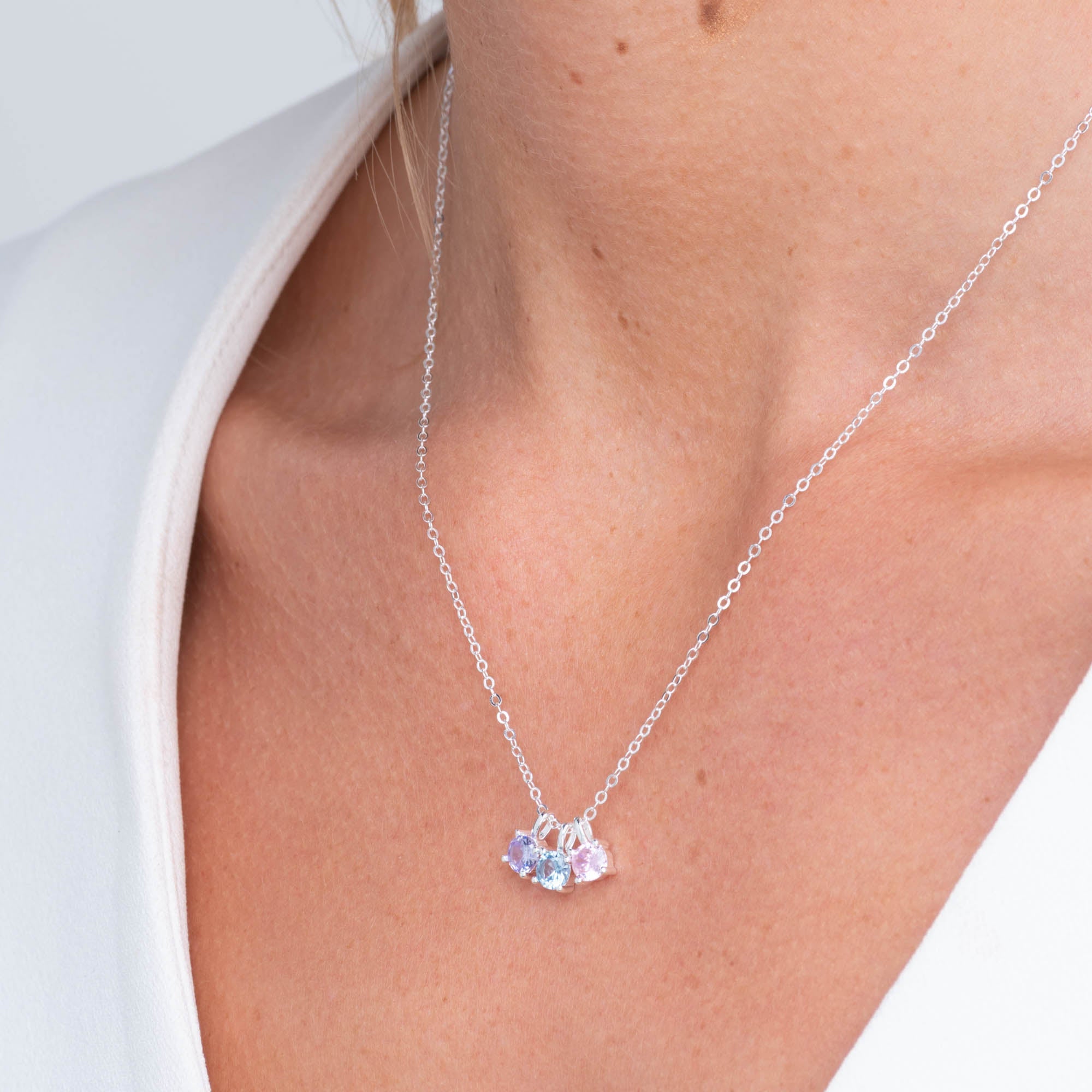 Classic Birthstone Necklace October - Camile & Stone