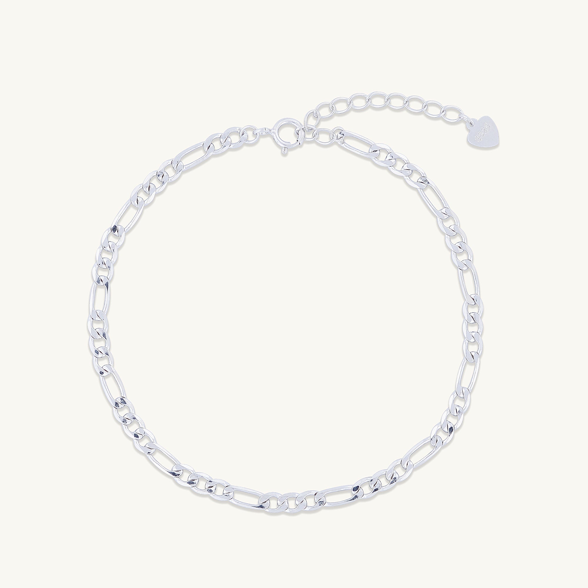 Classic Figaro Chain Bracelet - Camile & Stone