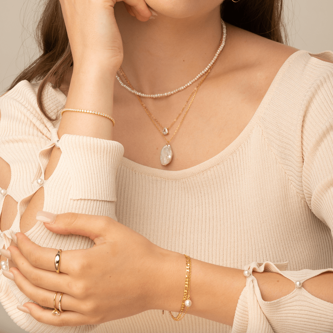 Classic Freshwater Pearl Bracelet - Camile & Stone