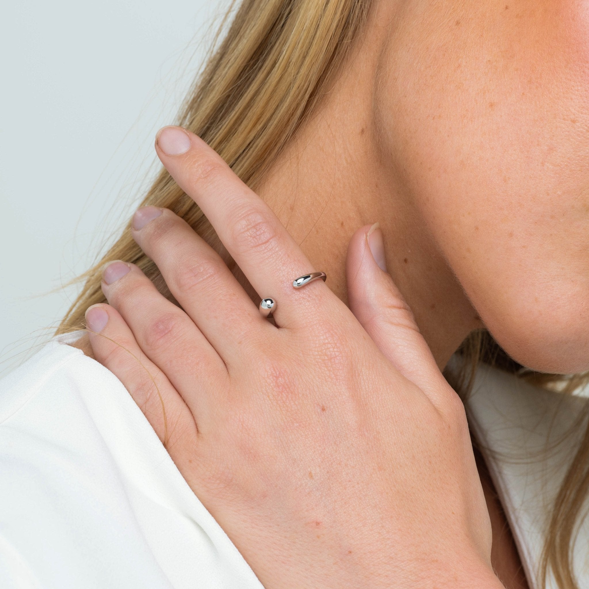 Classic Open Cuff Ring - Camile & Stone