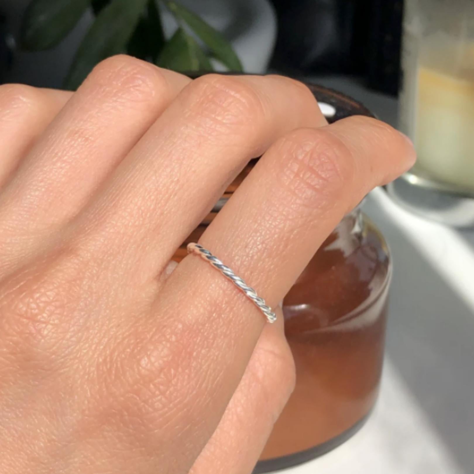 Classic Twist Stacker Ring - Camile & Stone