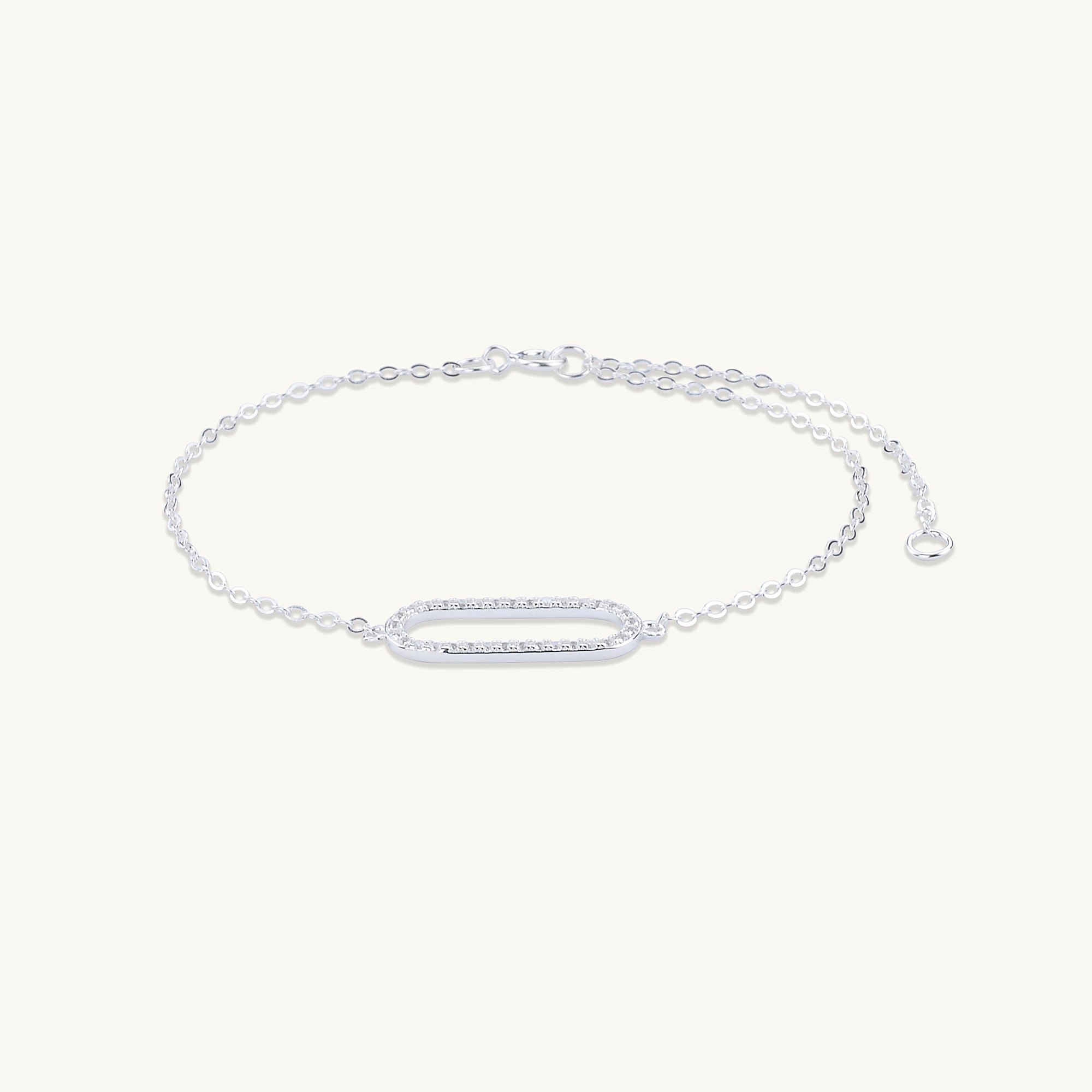 Curved Bar Sapphire Bracelet - Camile & Stone