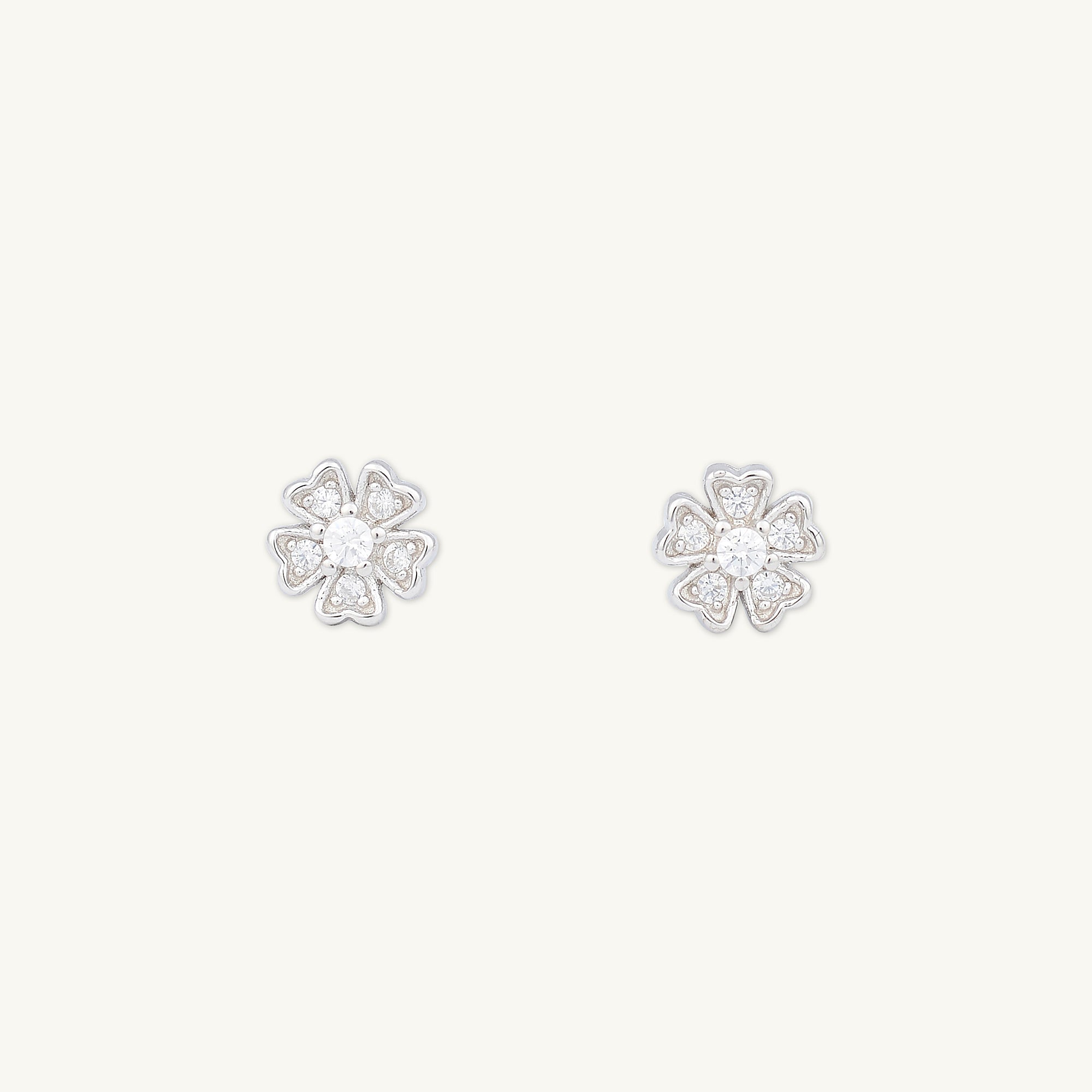Fleur Sapphire Stud Earrings - Camile & Stone