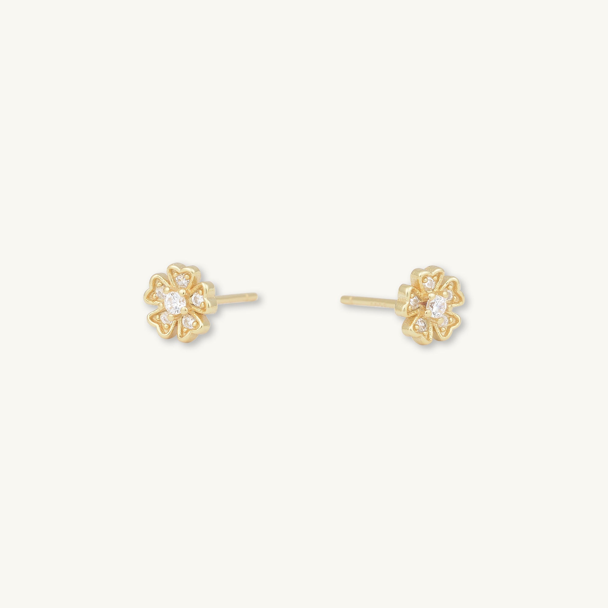 Fleur Sapphire Stud Earrings - Camile & Stone