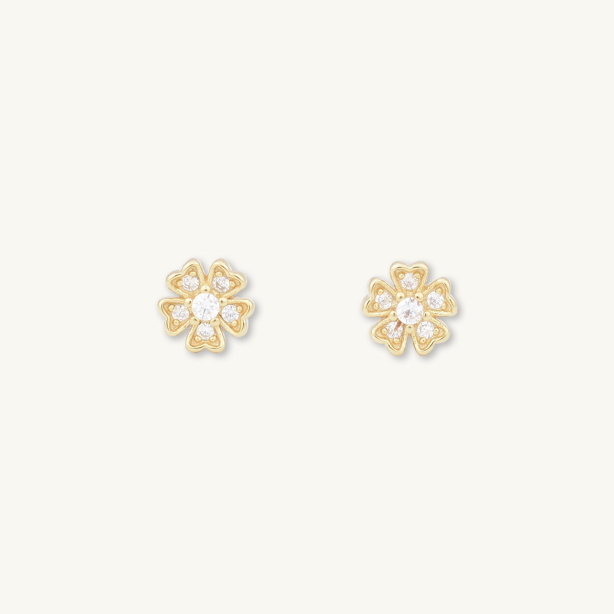 Fleur Sapphire Stud Earrings - Camile & Stone