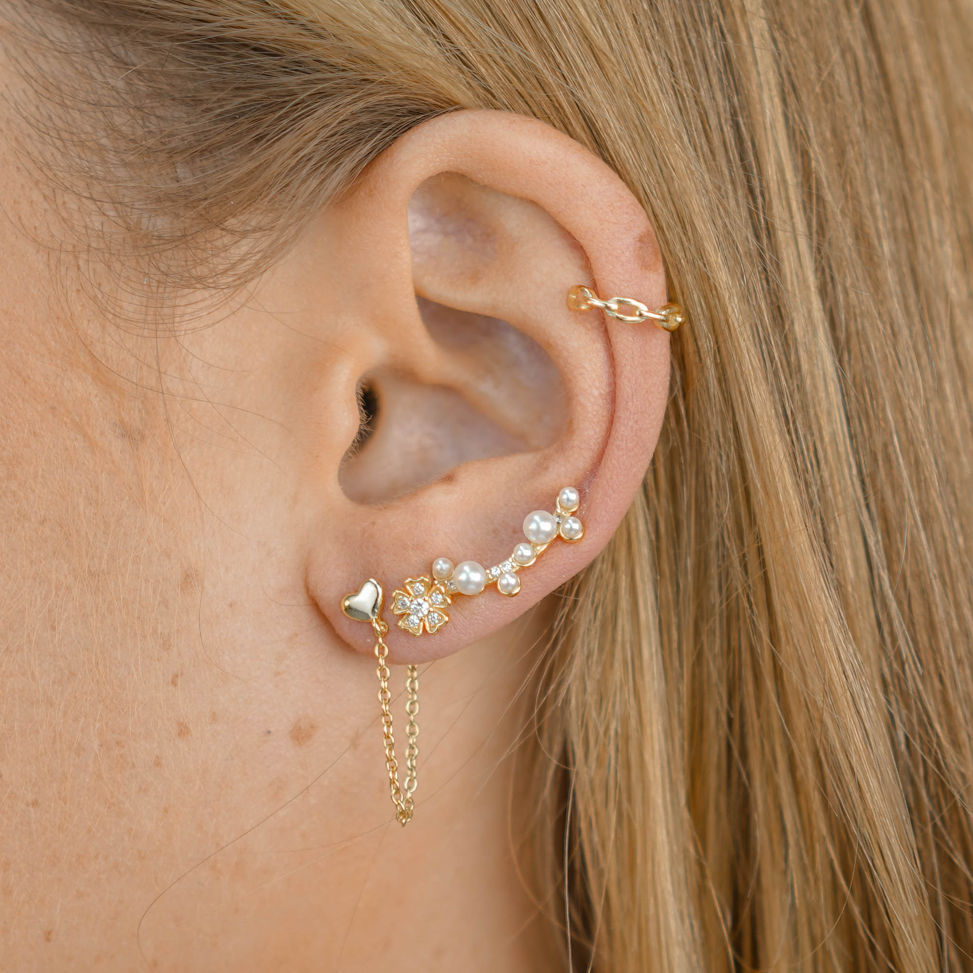 Fleur Sapphire Stud Earrings - Camile & Stone