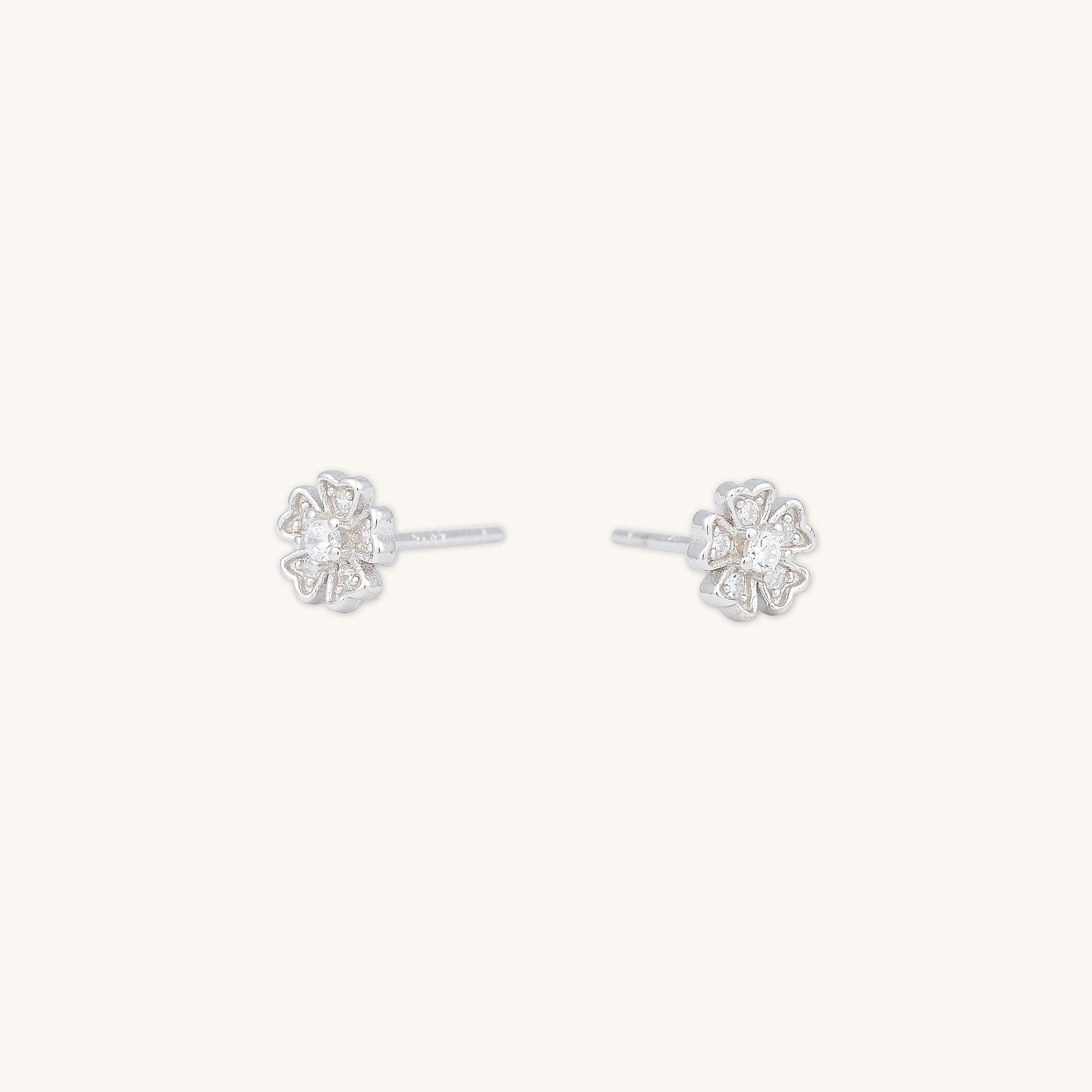 Fleur Sapphire Stud Earrings - Camile & Stone