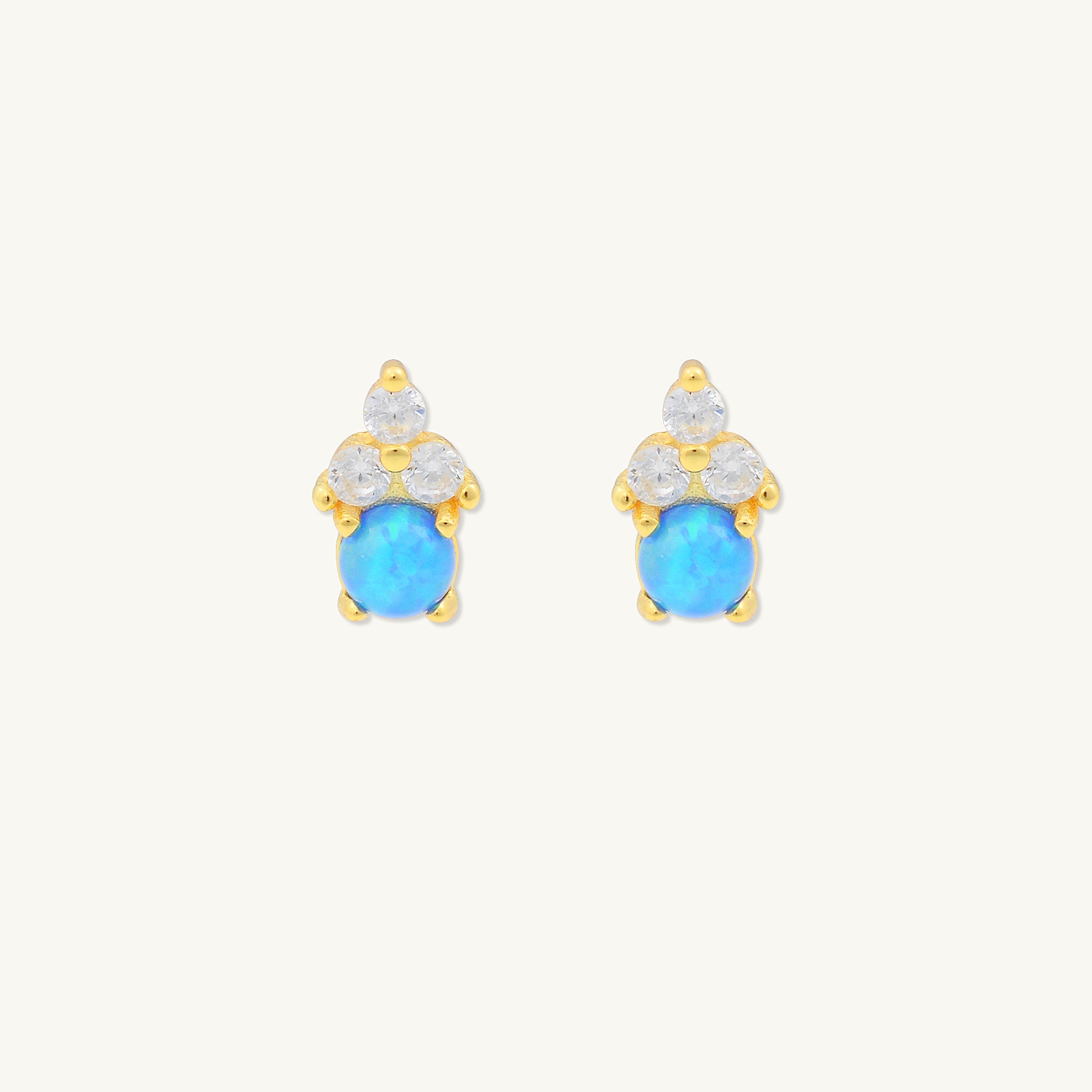 Lotus Opal Sapphire Earrings - Camile & Stone