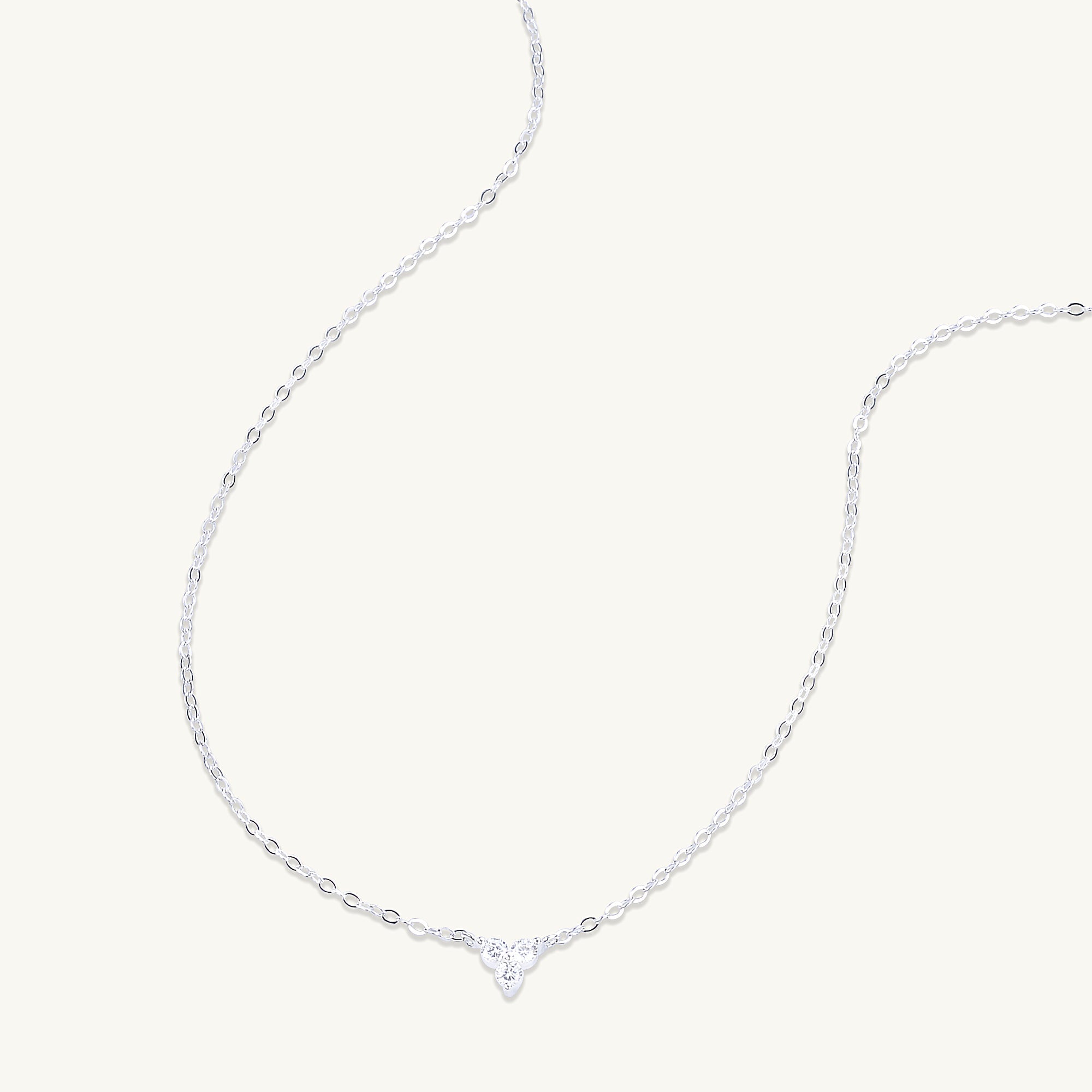 Lotus Sapphire Chain Necklace - Camile & Stone