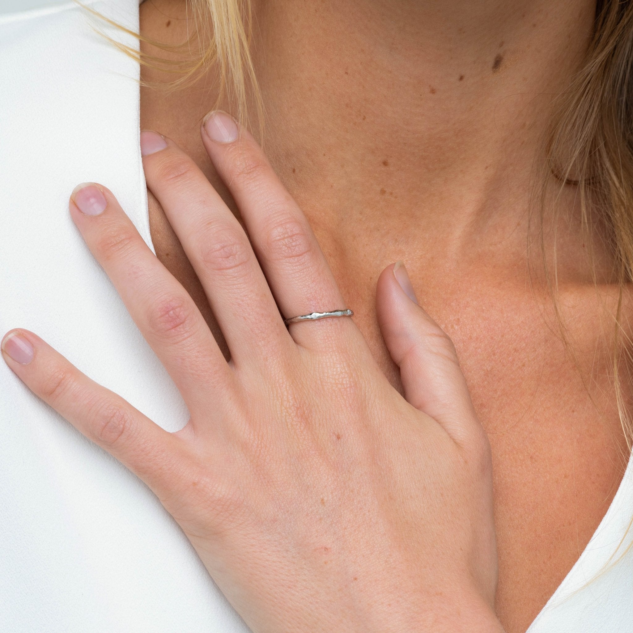 Molten Open Stacking Ring - Camile & Stone