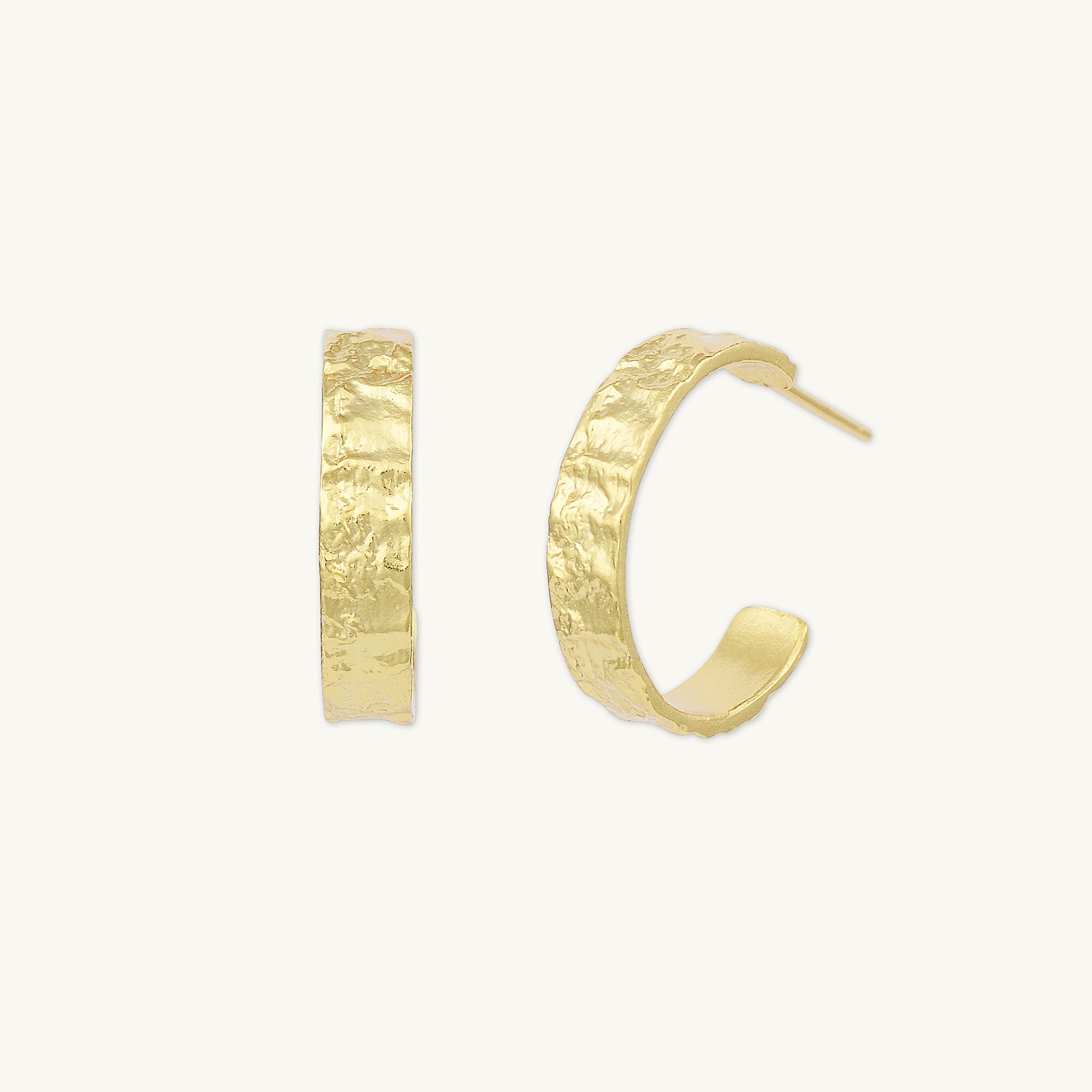 Molten Statement Hoop Earrings - Camile & Stone