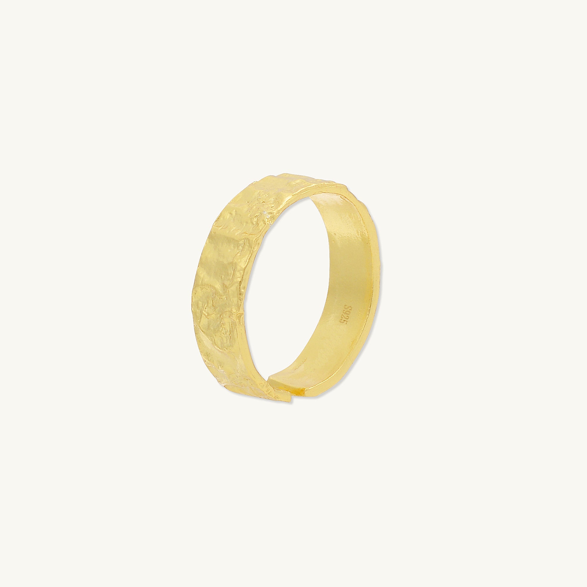 Molten Textured Open Ring - Camile & Stone