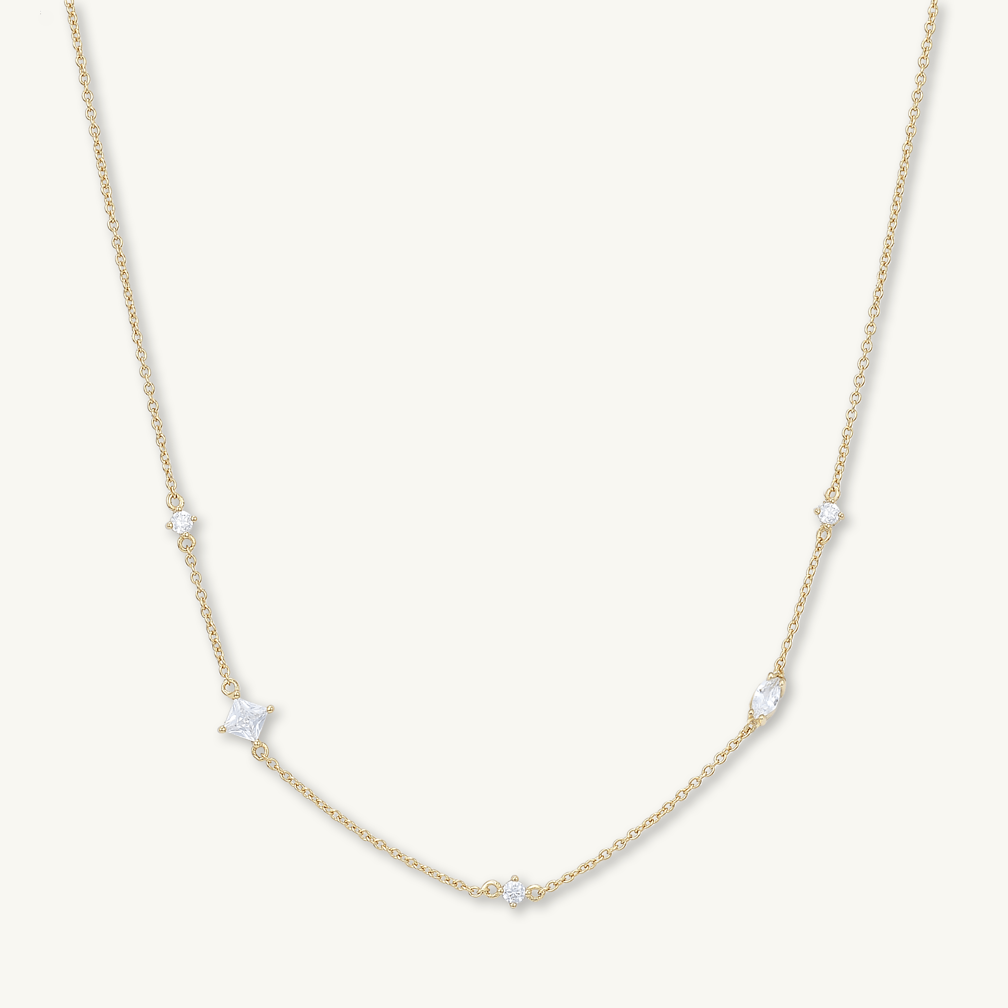 Multi Sapphire Layering Necklace - Camile & Stone