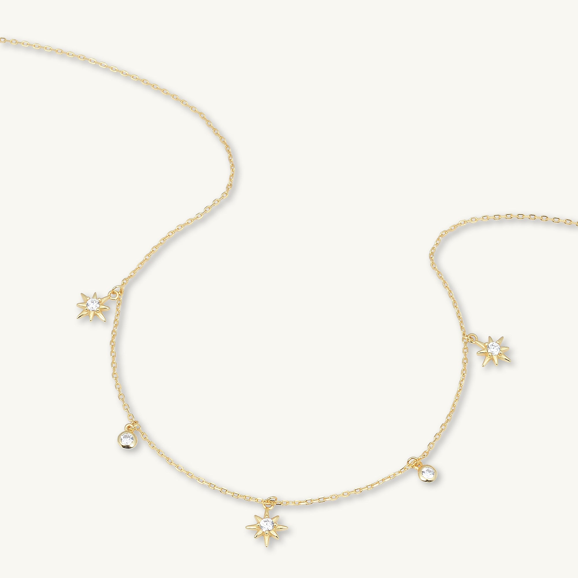 North Star Dangling Sapphire Necklace - Camile & Stone