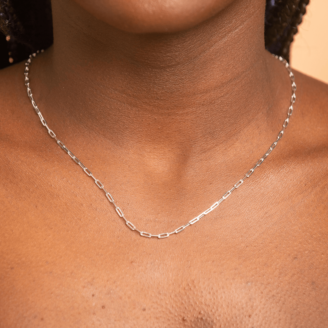 Paperclip Link Chain Necklace - Camile & Stone
