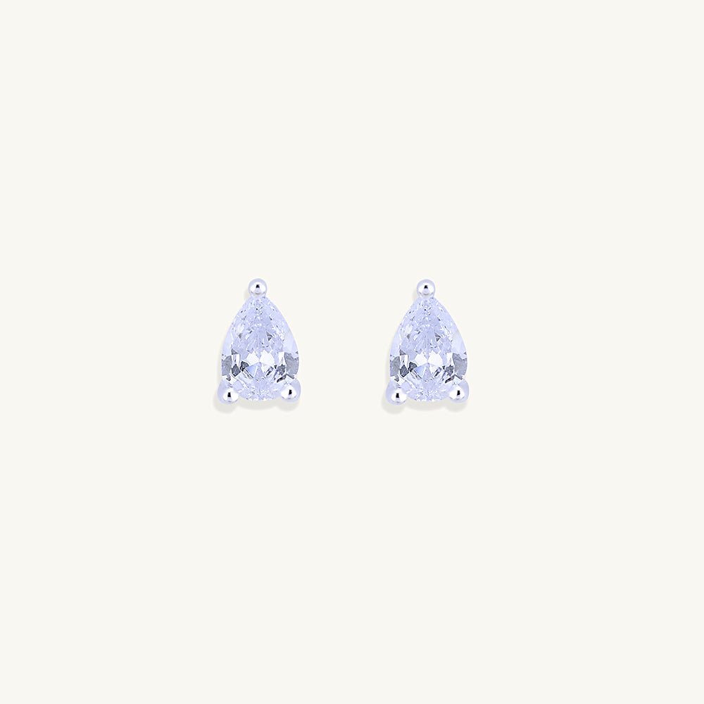 Pear Sapphire Stud Earrings - Camile & Stone