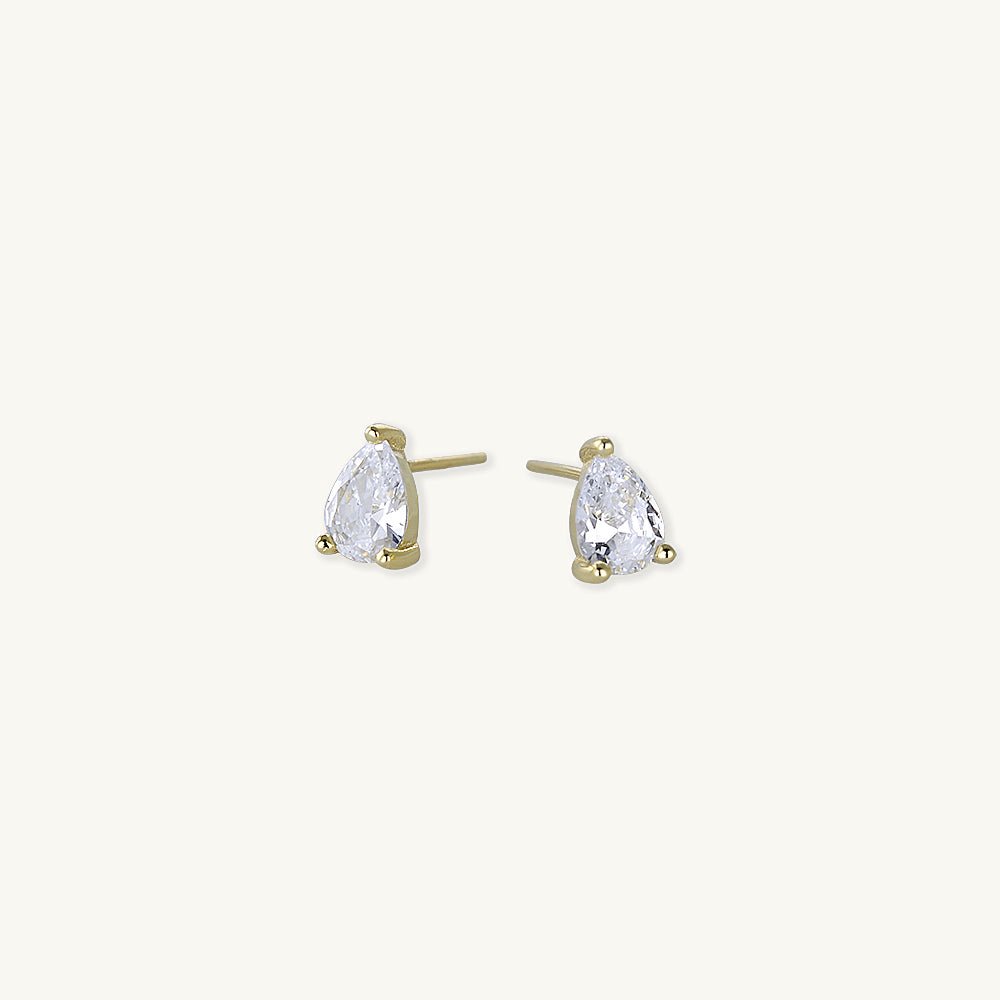 Pear Sapphire Stud Earrings - Camile & Stone
