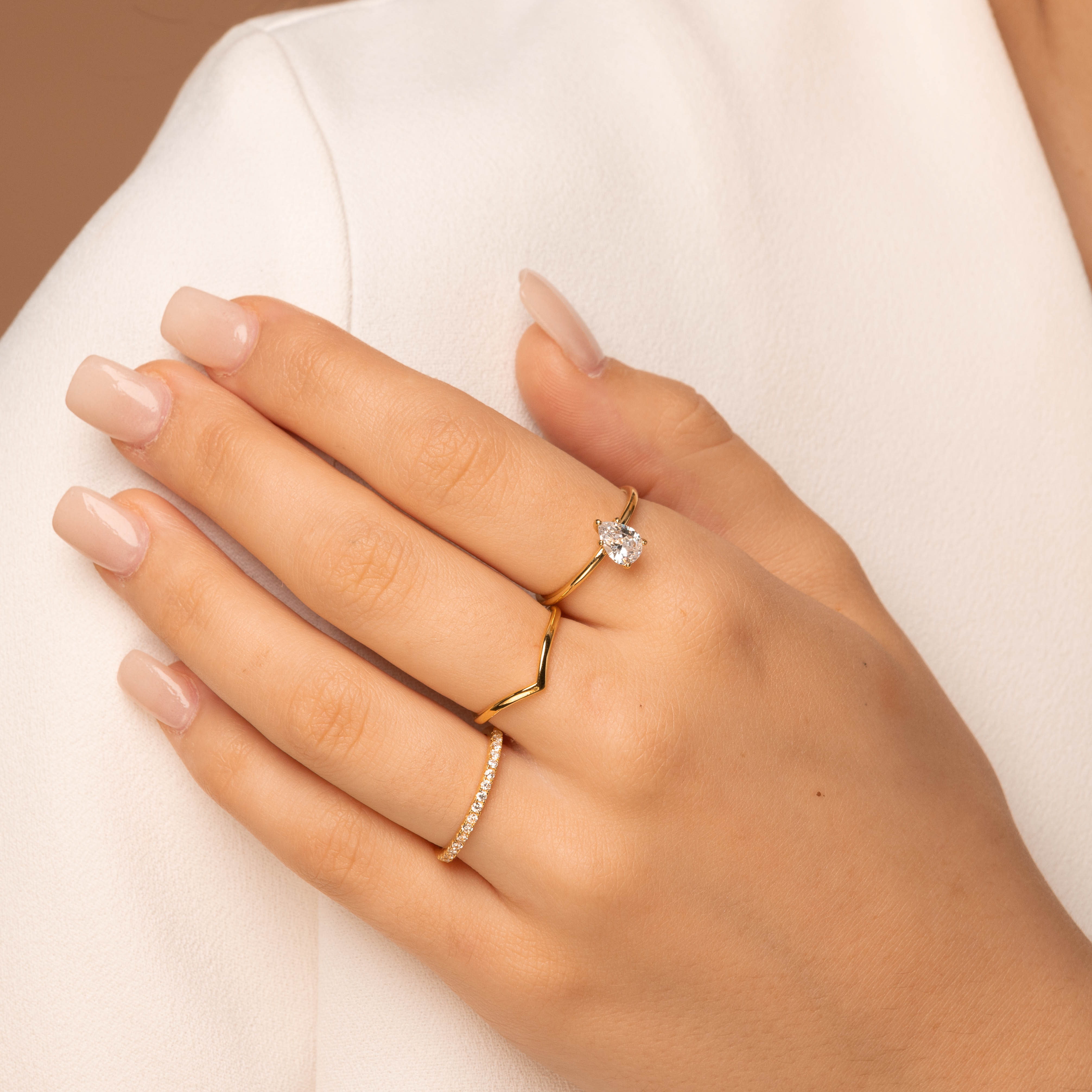 Sapphire Band Ring