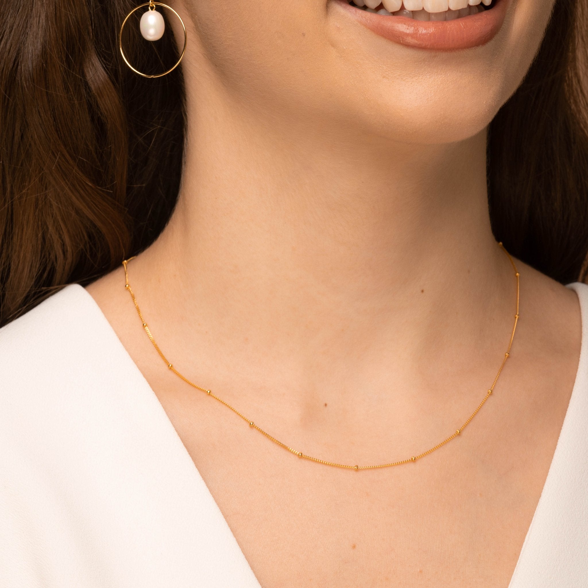 Satellite Ball Chain Necklace - Camile & Stone