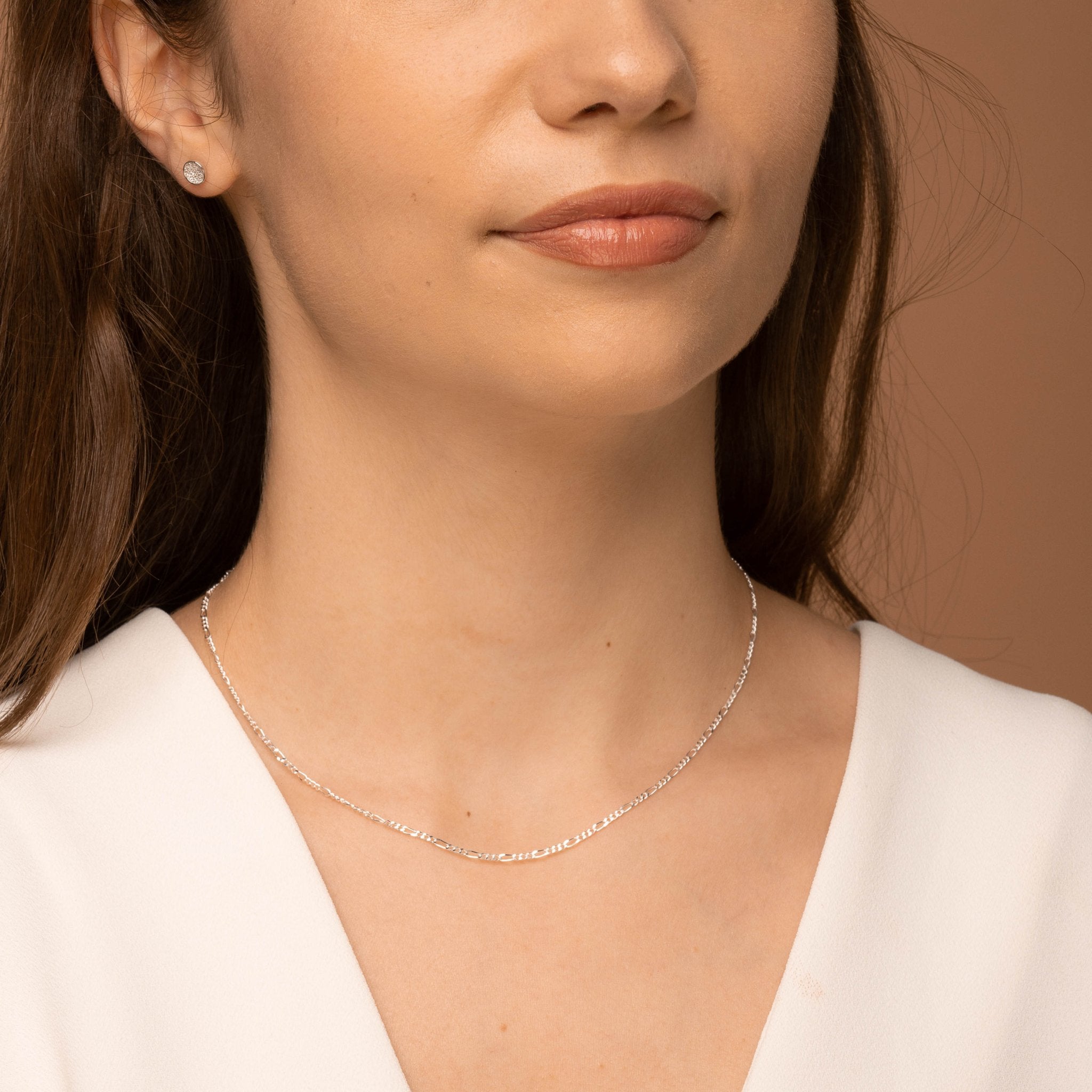 Slim Figaro Chain Necklace - Camile & Stone