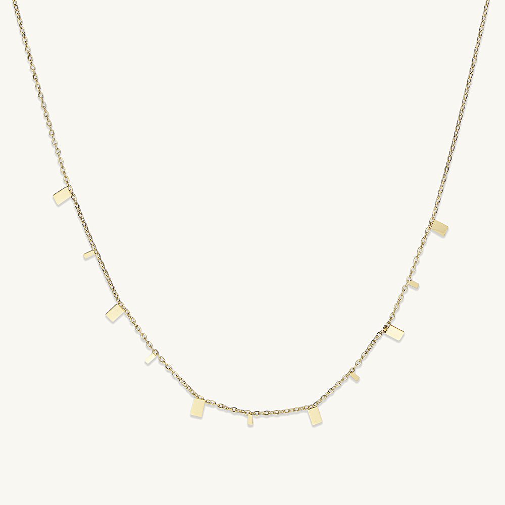 Square Layering Chain Necklace - Camile & Stone