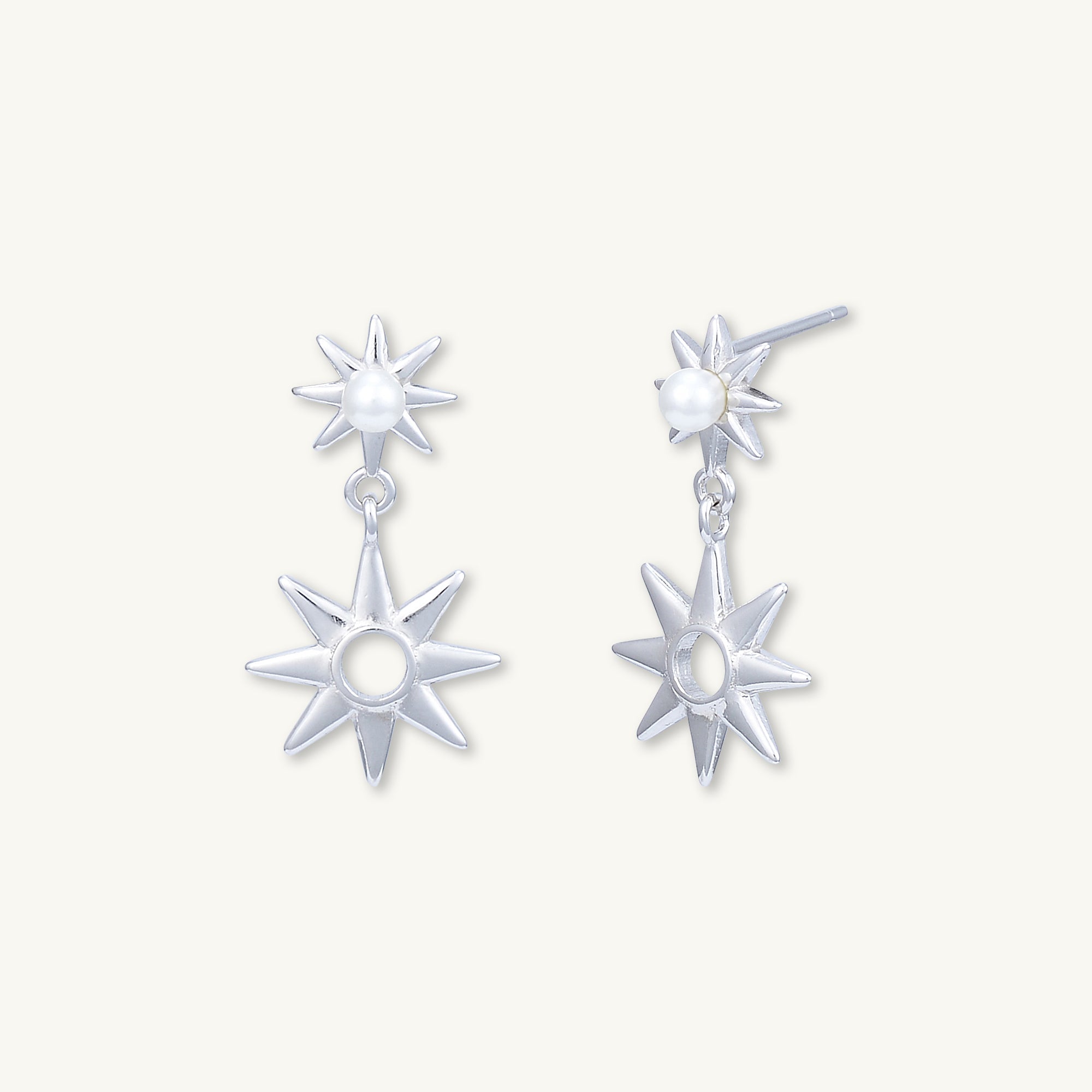 Starlight Holo Pearl Earrings - Camile & Stone