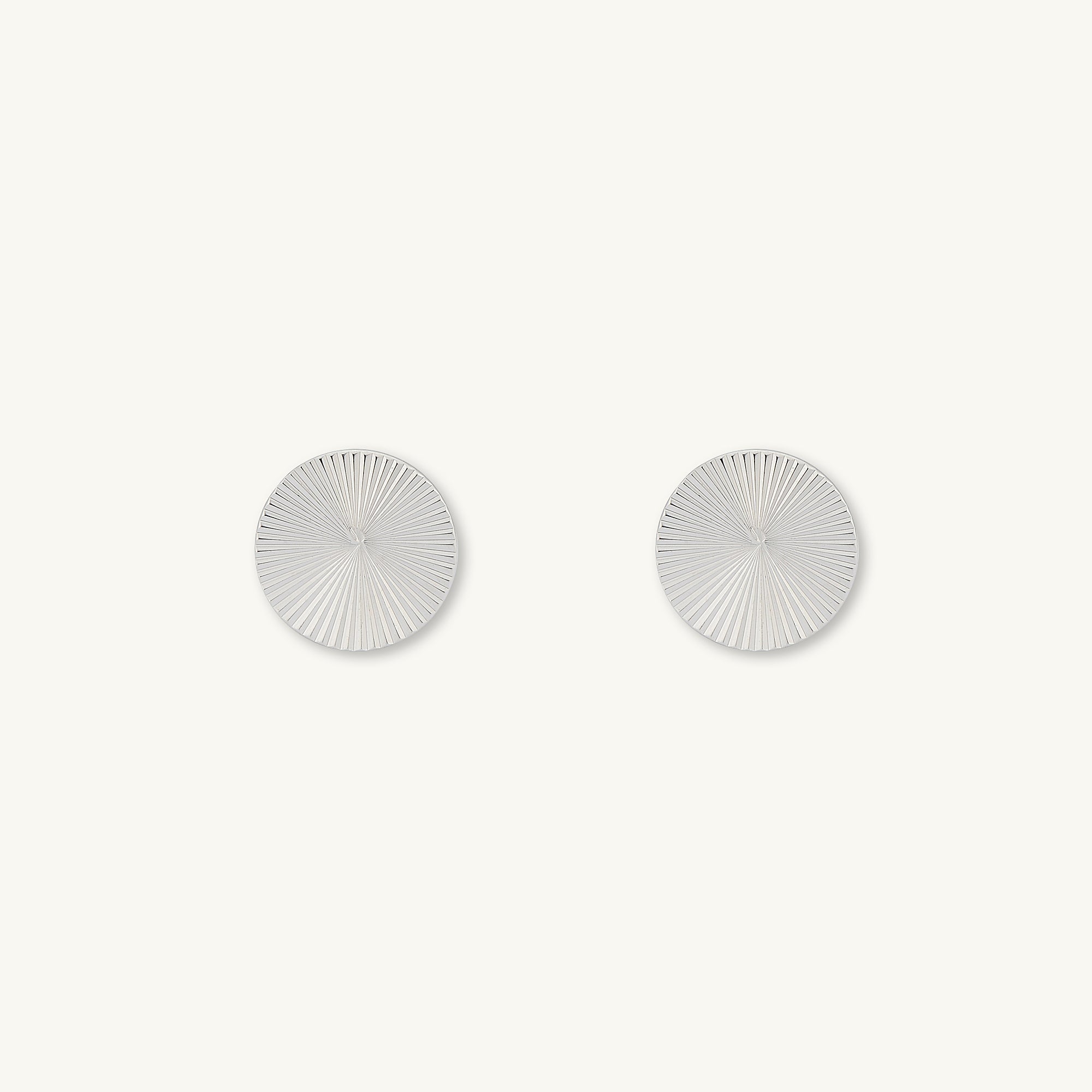Sunbeam Disc Stud Earrings - Camile & Stone